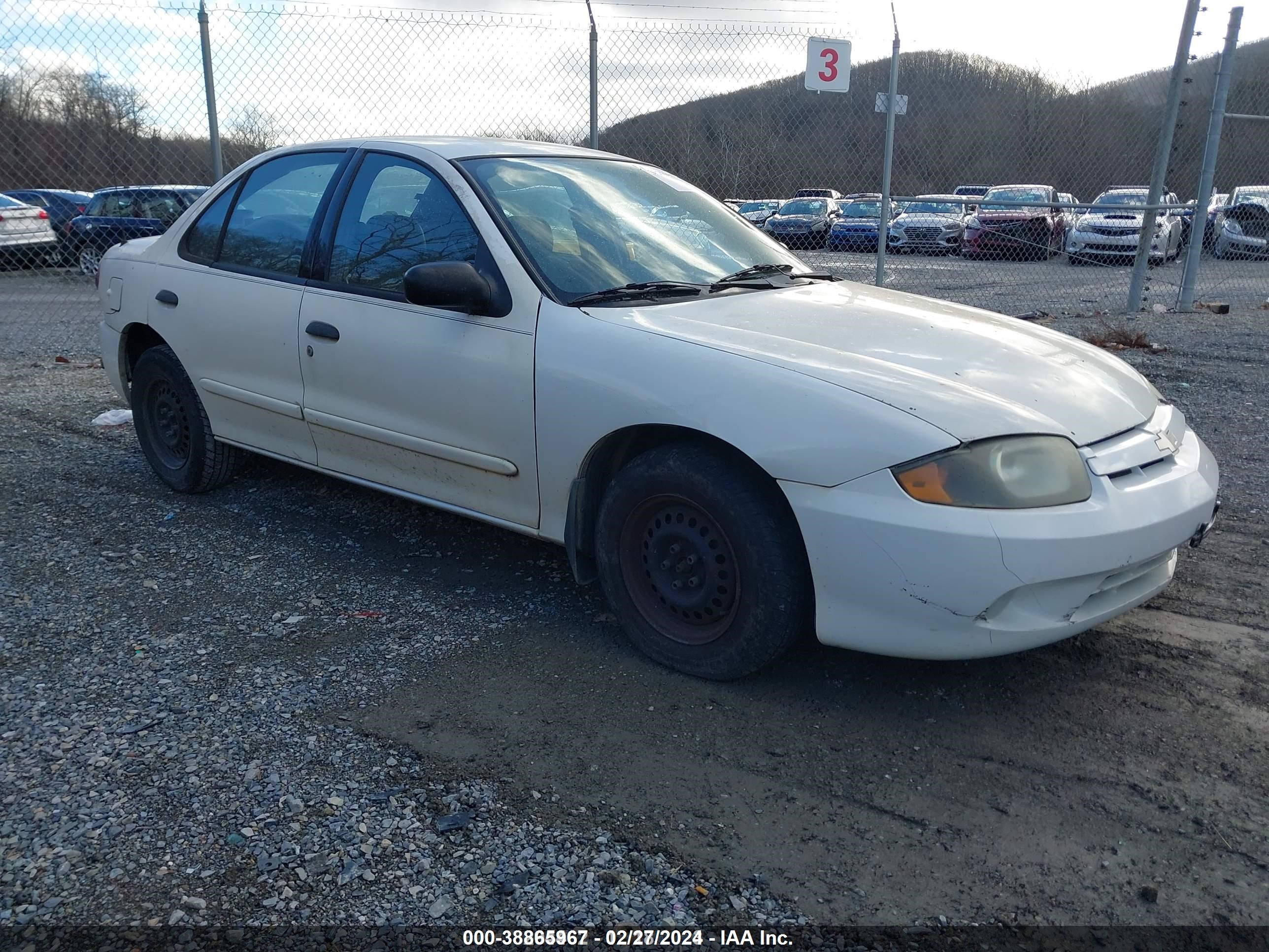 CHEVROLET CAVALIER 2003 1g1jc52fx37268648