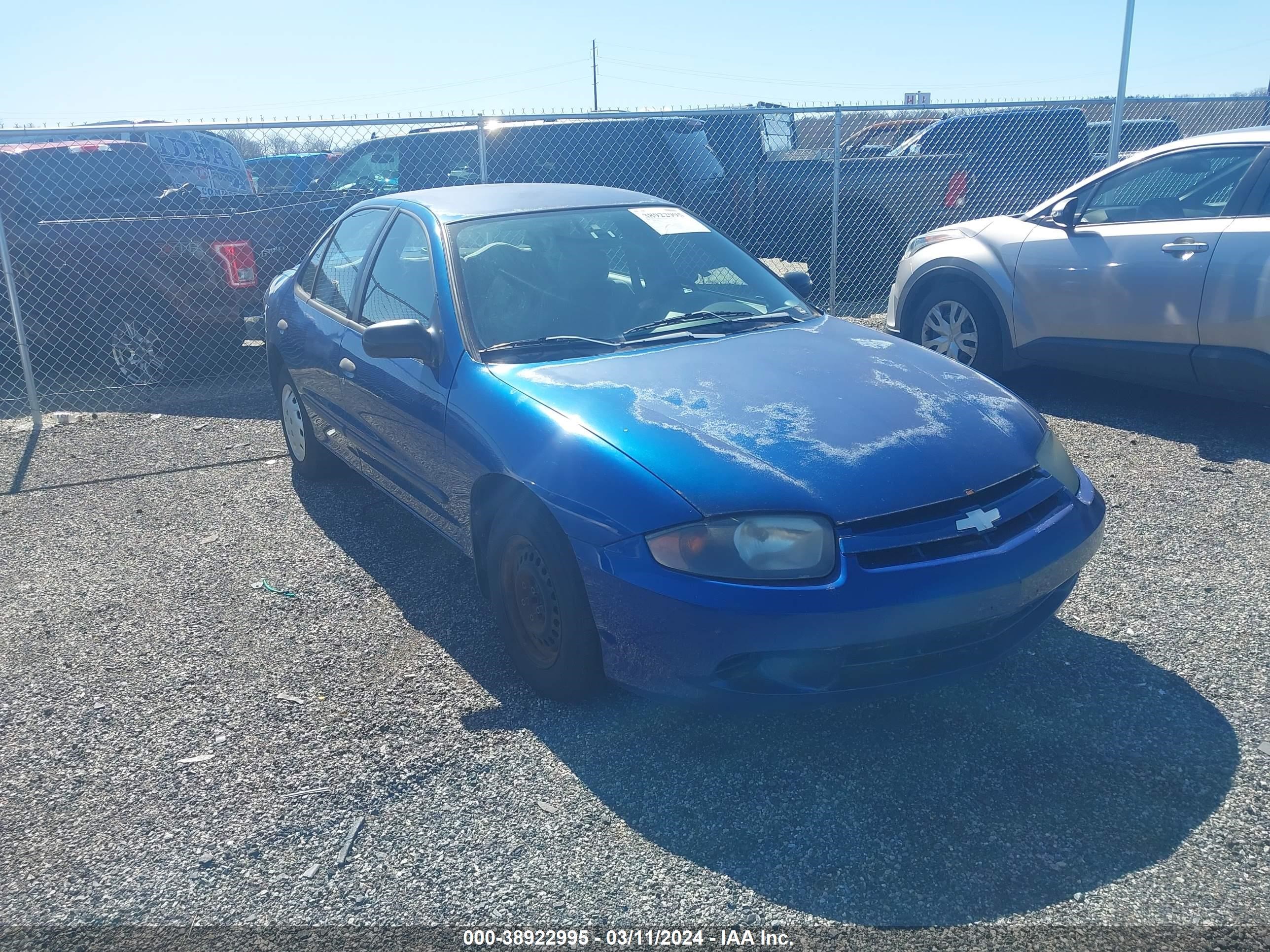 CHEVROLET CAVALIER 2003 1g1jc54fx37195276