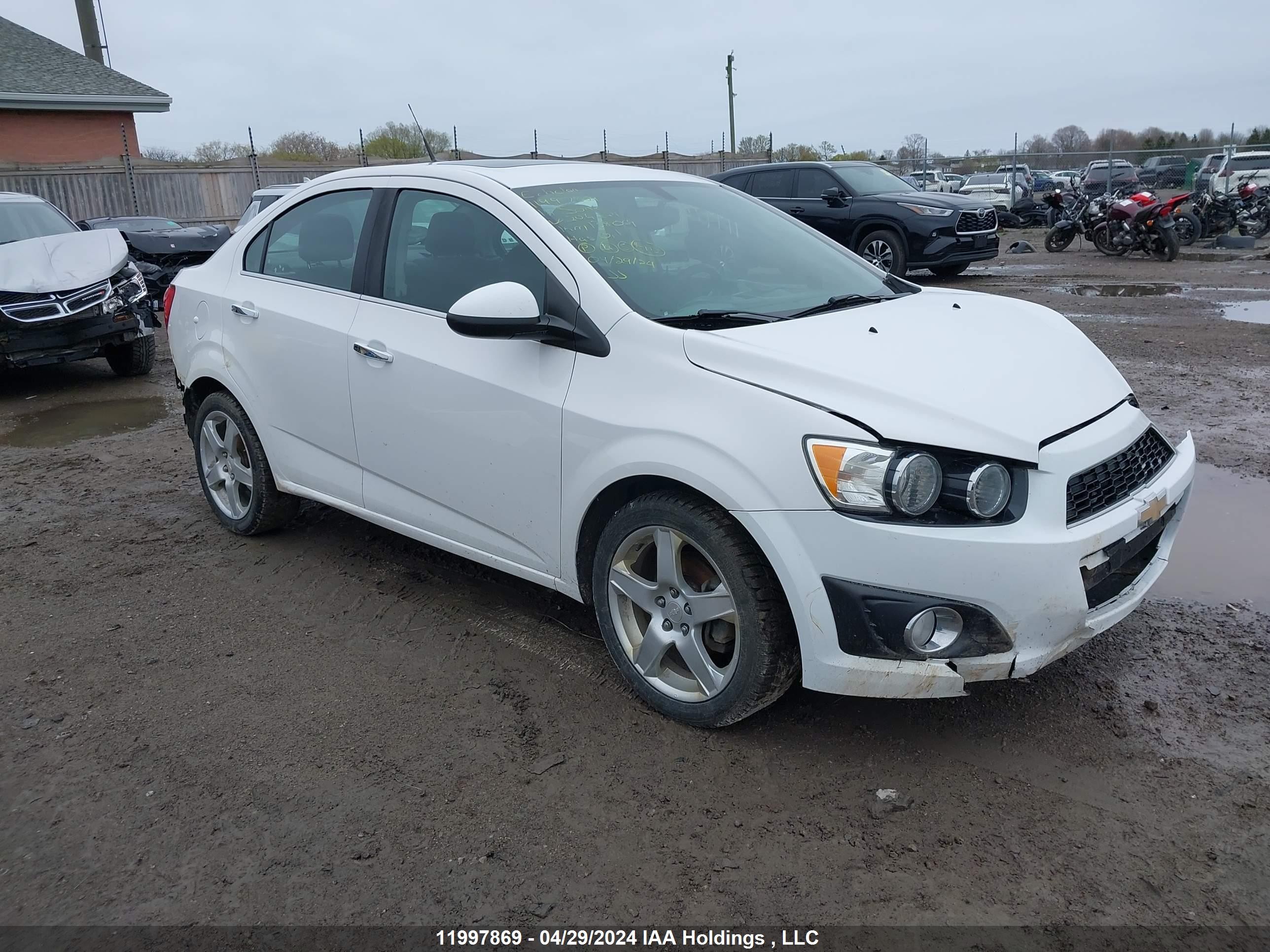 CHEVROLET SONIC 2014 1g1jc5ehxe4204224