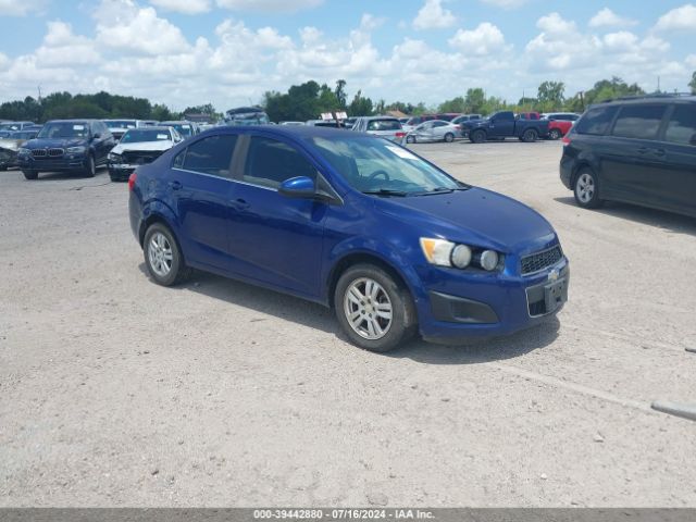 CHEVROLET SONIC LT 2013 1g1jc5sb8d4171271