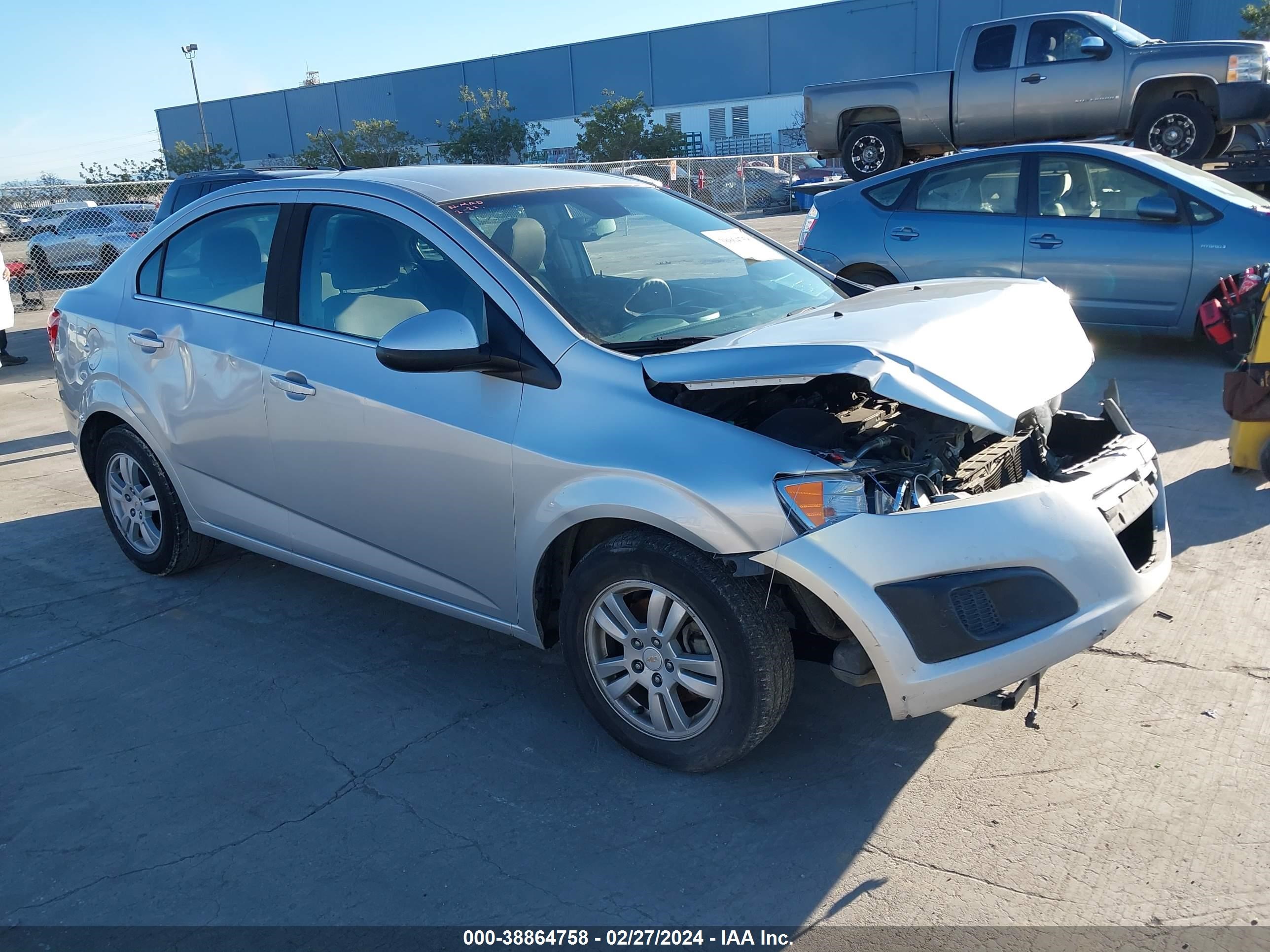 CHEVROLET SONIC 2012 1g1jc5sh0c4107955