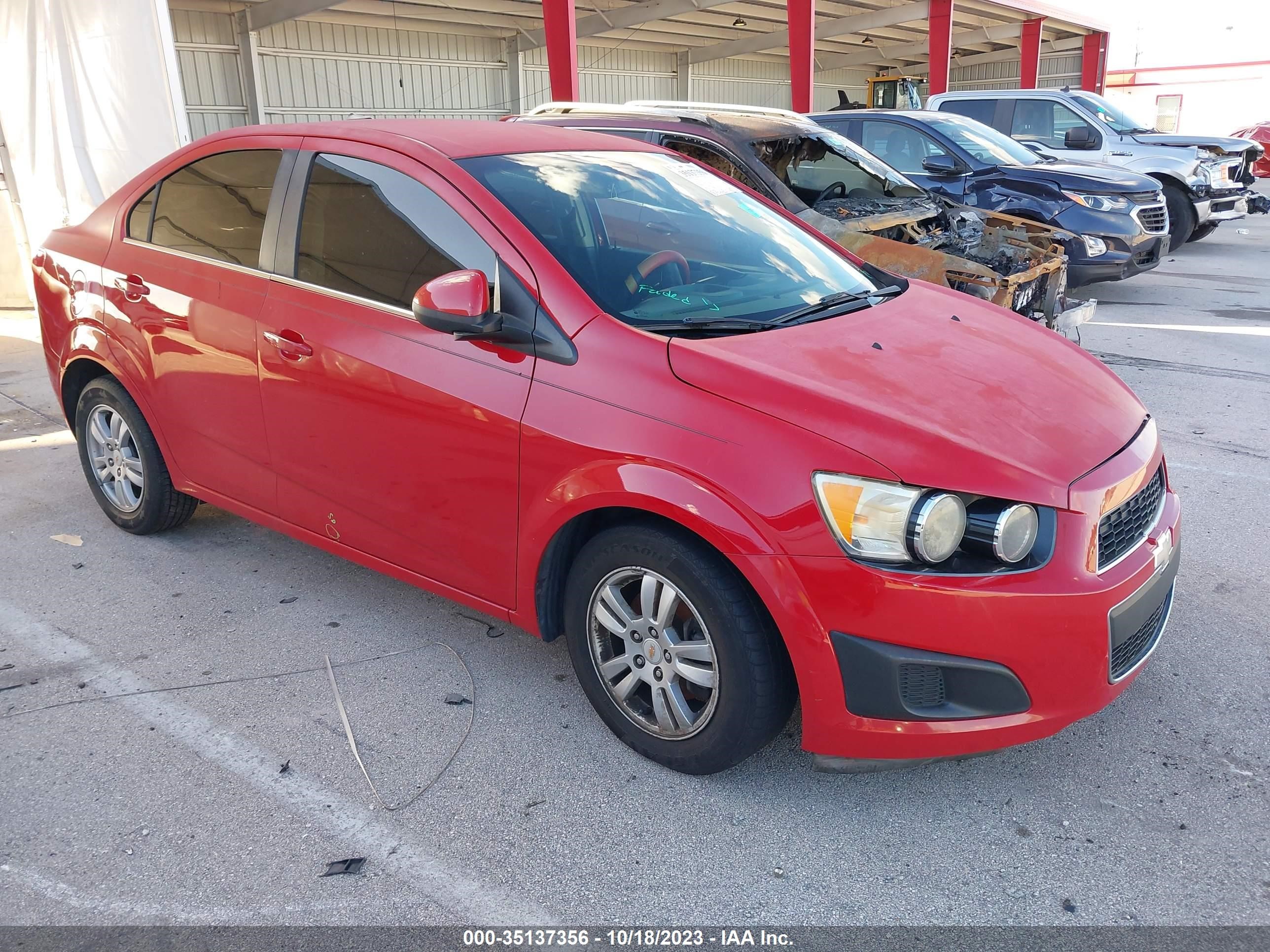 CHEVROLET SONIC 2012 1g1jc5sh1c4138597