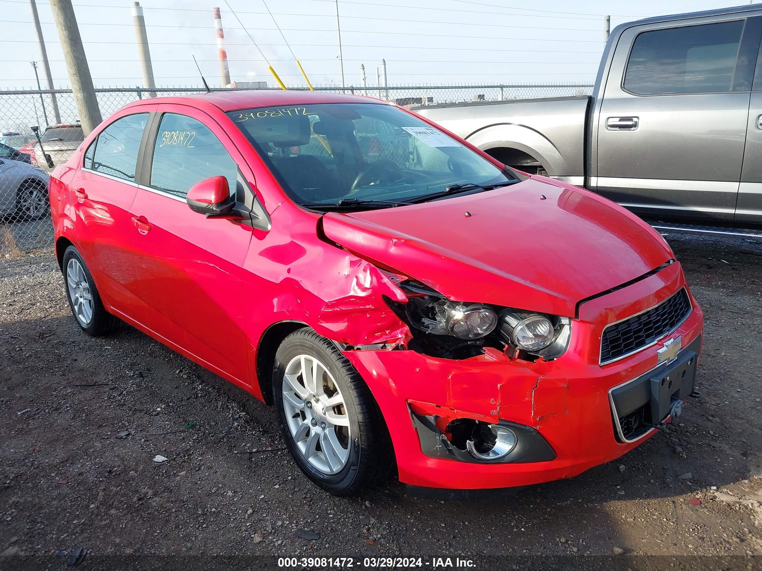 CHEVROLET SONIC 2012 1g1jc5sh1c4141063