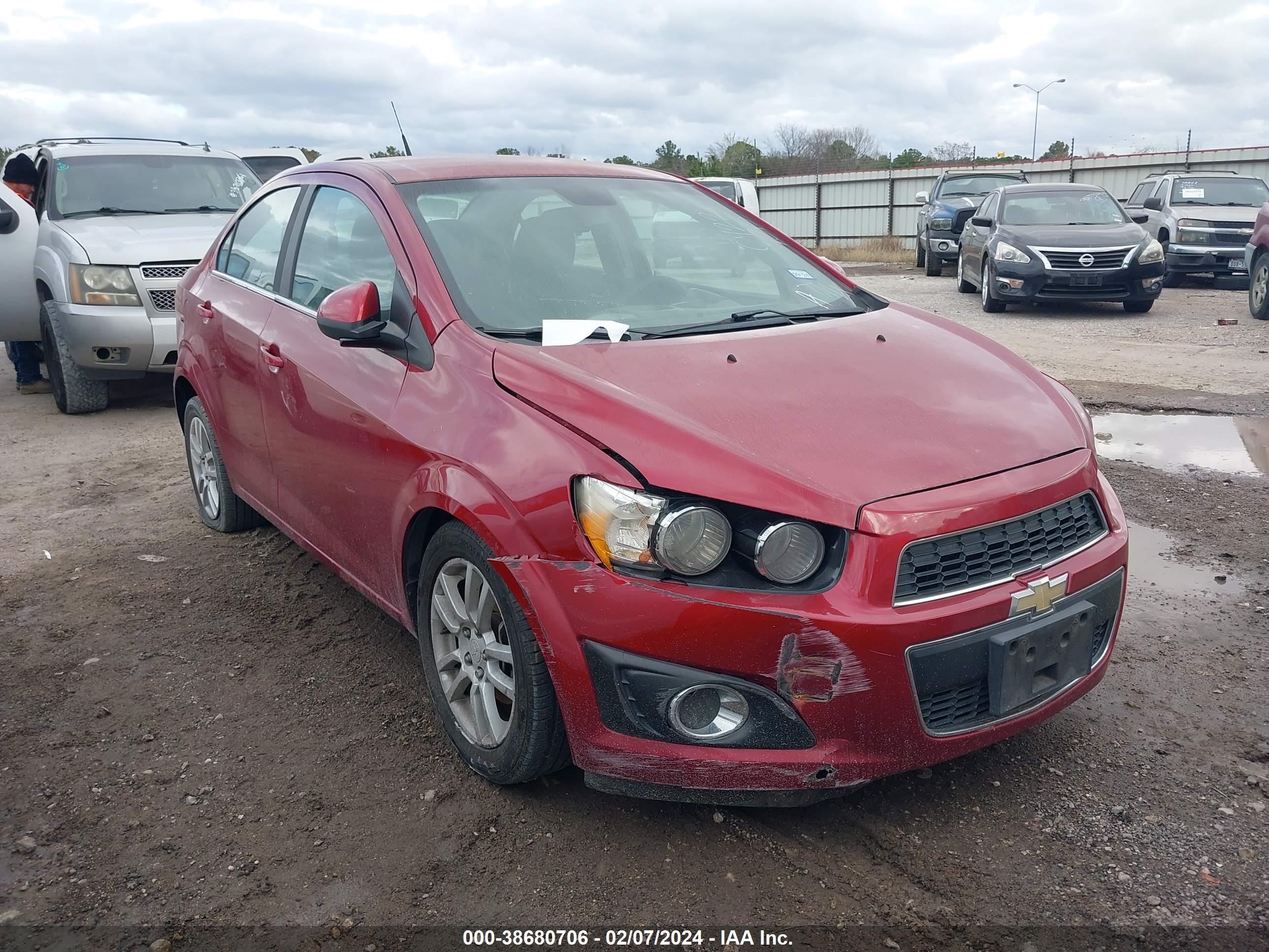 CHEVROLET SONIC 2012 1g1jc5sh1c4224315