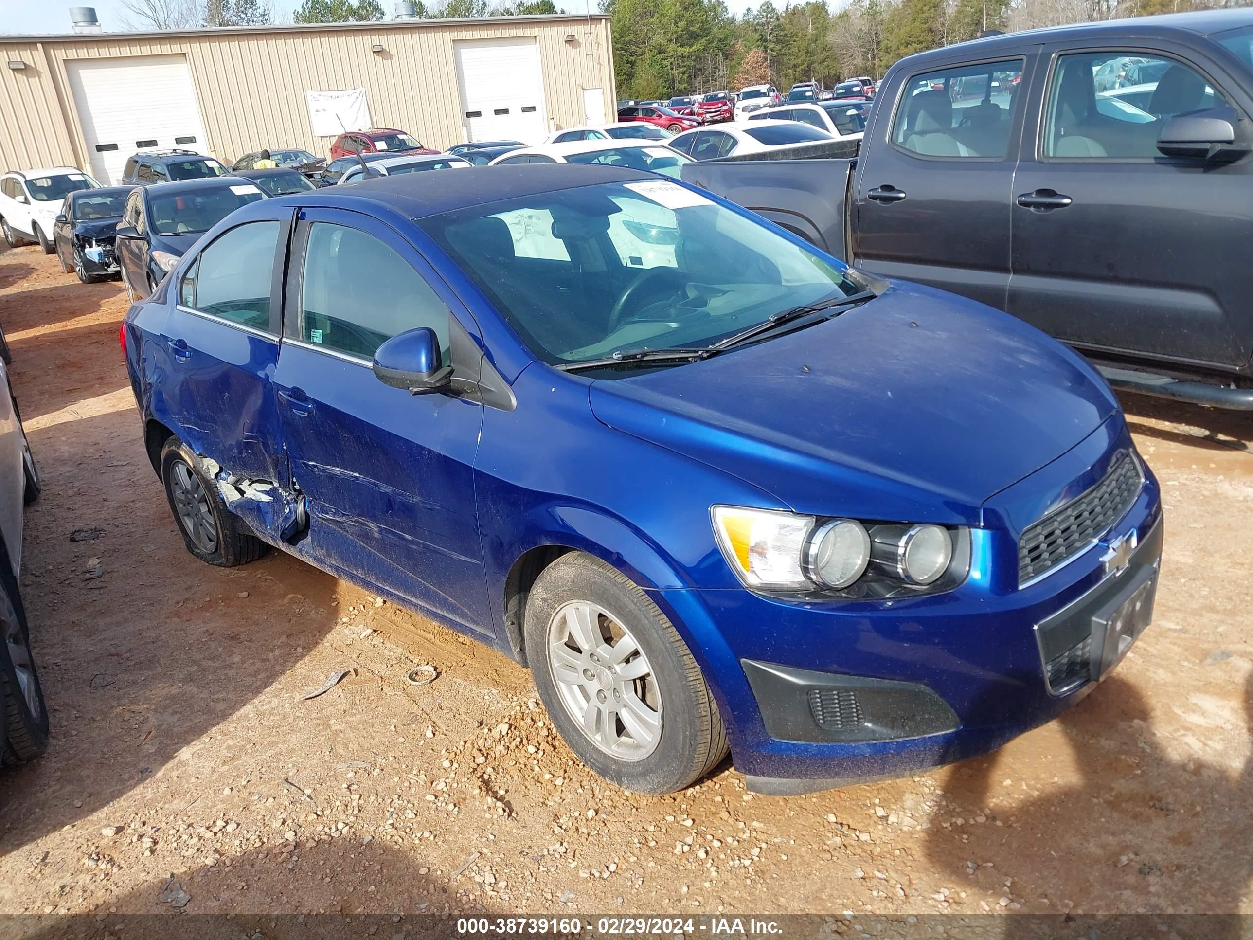 CHEVROLET SONIC 2013 1g1jc5sh3d4209509