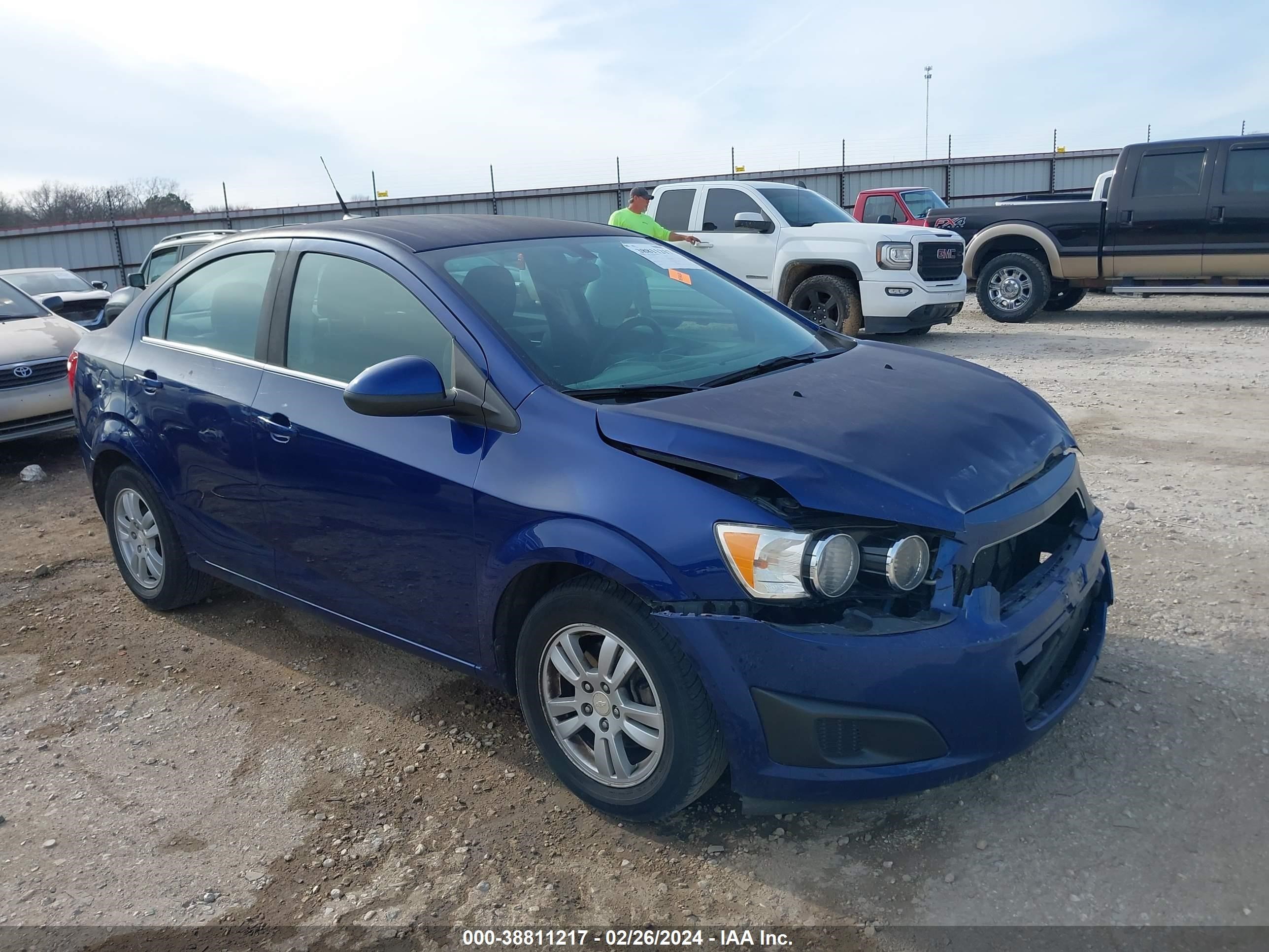 CHEVROLET SONIC 2014 1g1jc5sh3e4167313