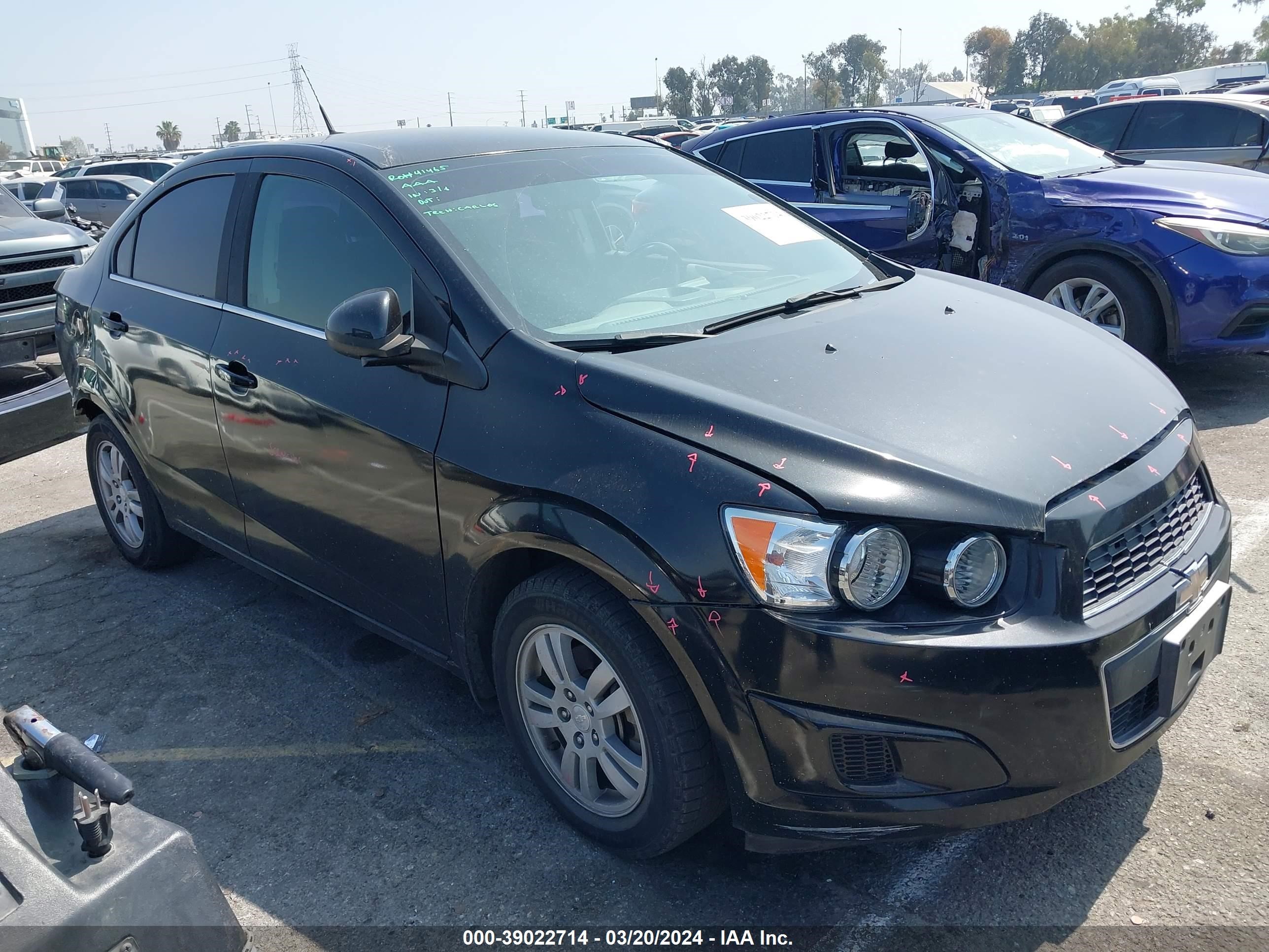 CHEVROLET SONIC 2014 1g1jc5sh3e4224898