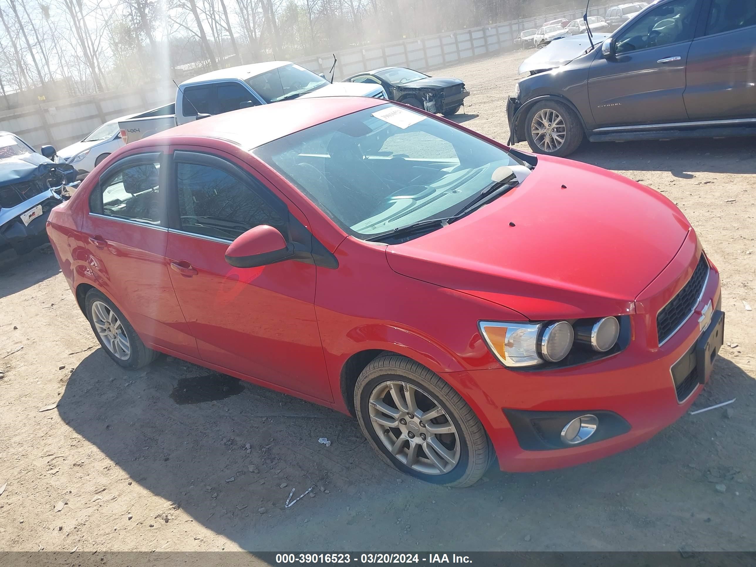 CHEVROLET SONIC 2013 1g1jc5sh4d4127191