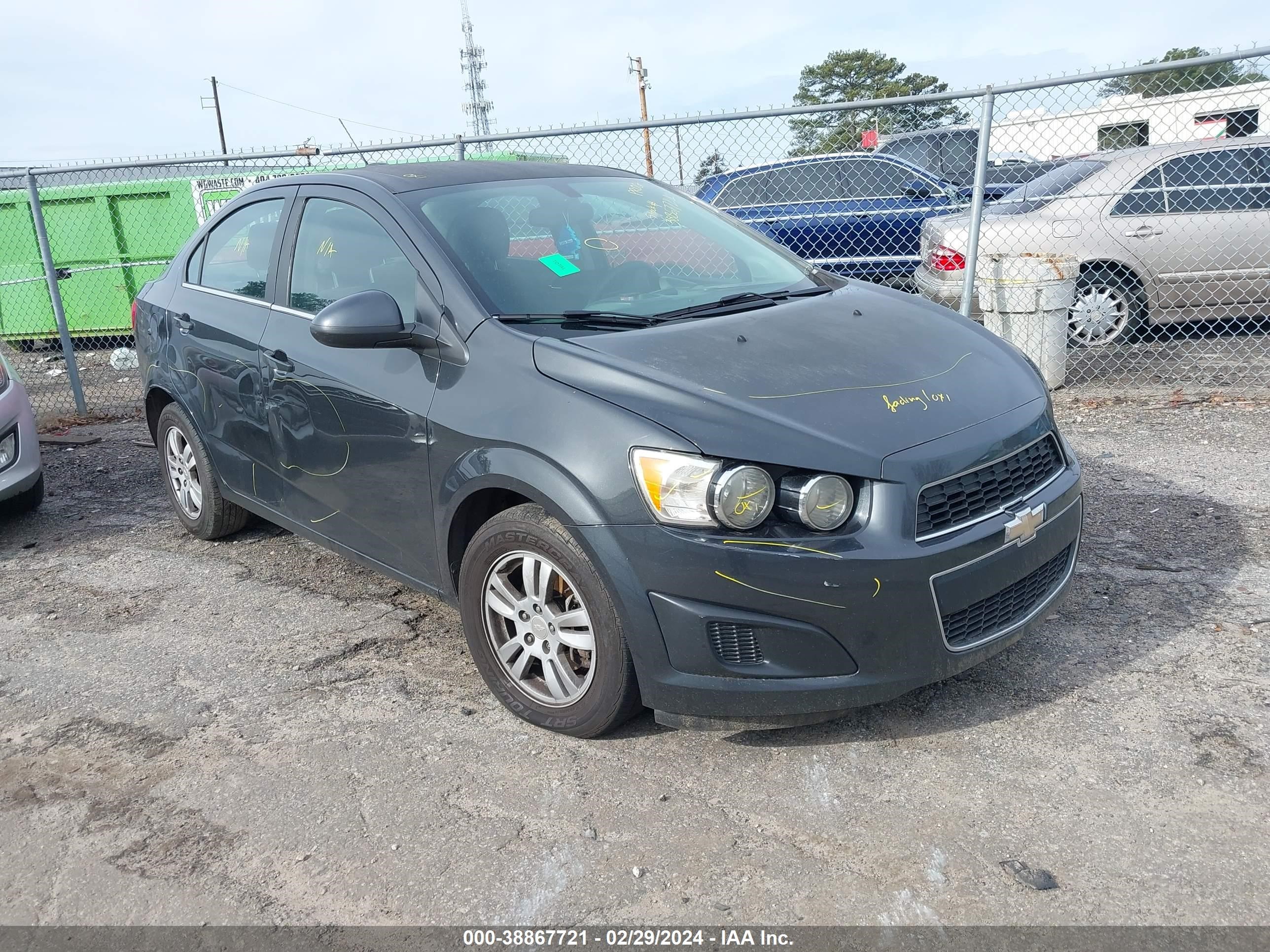 CHEVROLET SONIC 2015 1g1jc5sh6f4129110