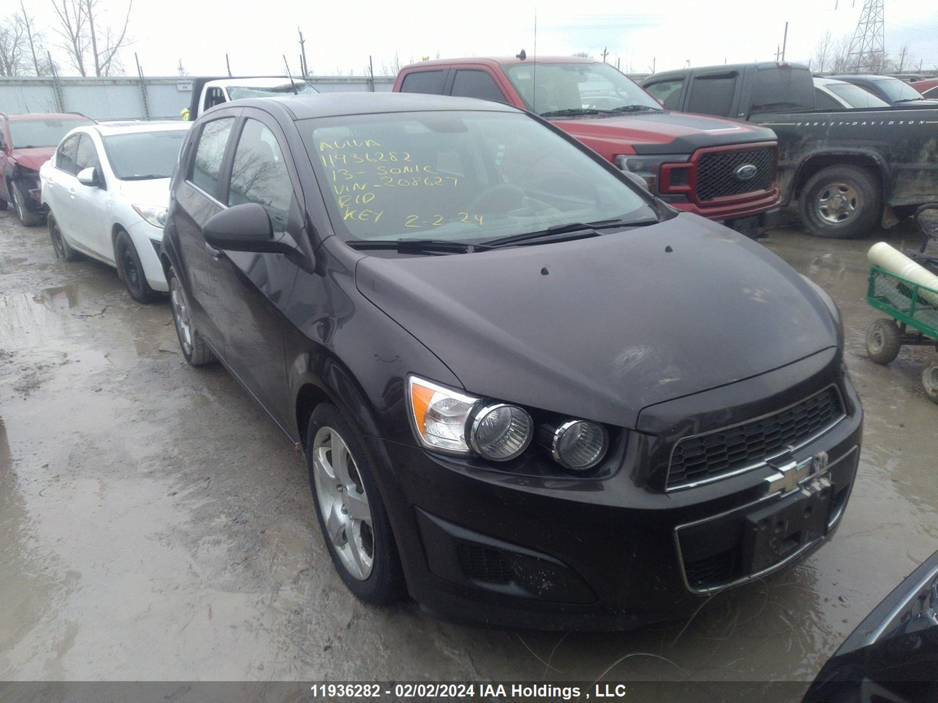 CHEVROLET SONIC 2013 1g1jc6eh2d4208627