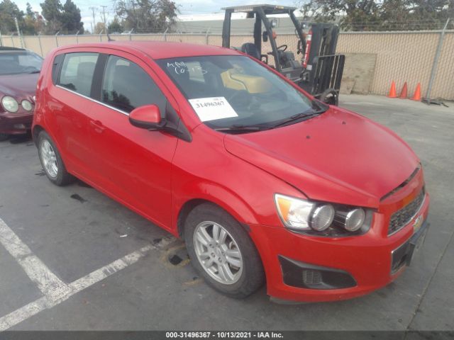 CHEVROLET SONIC 2012 1g1jc6sb1c4192807