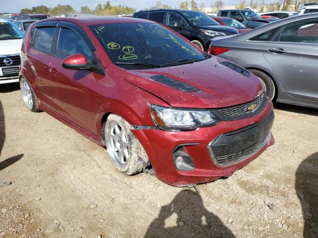 CHEVROLET SONIC LT 2017 1g1jc6sb5h4118636