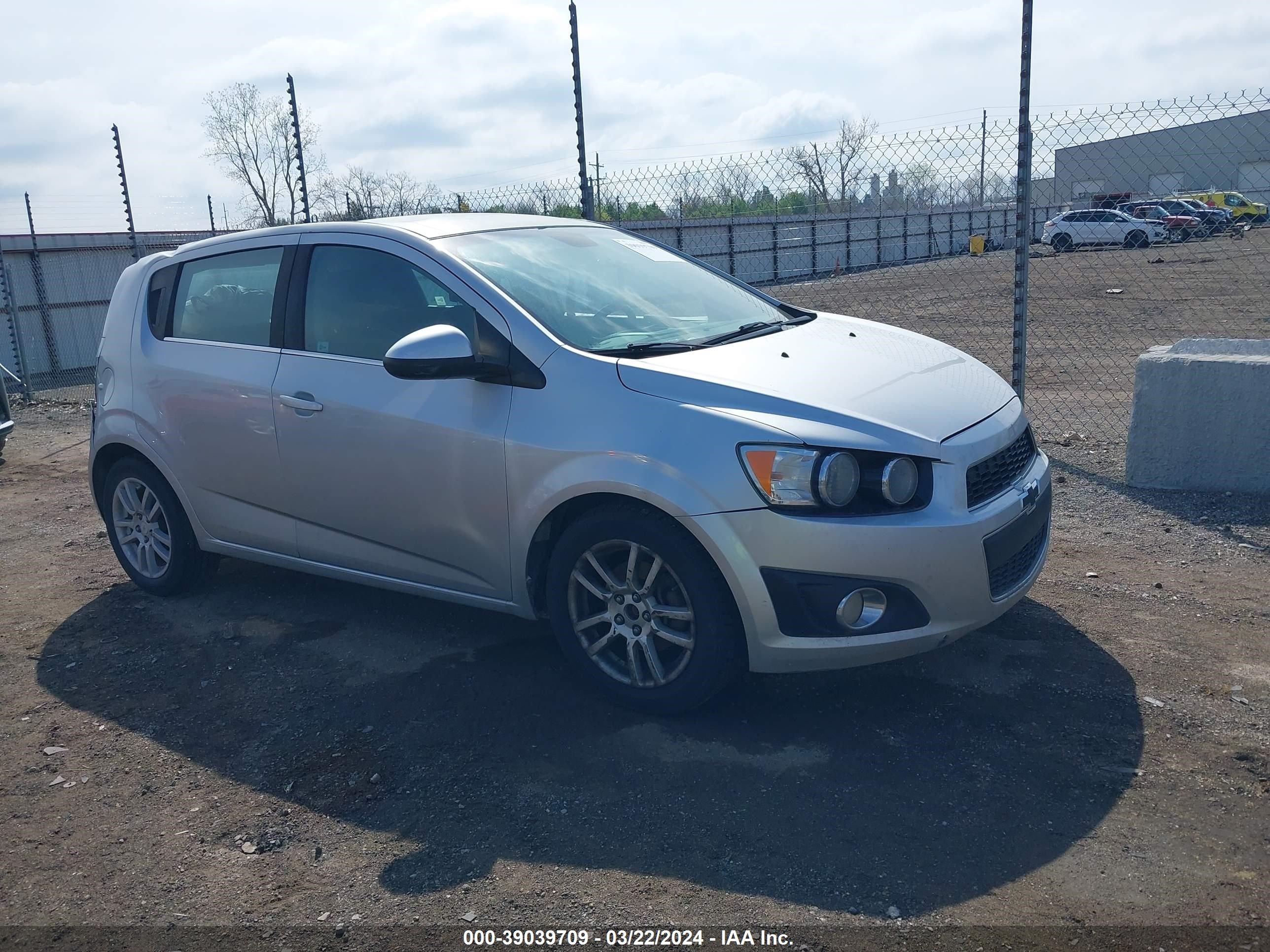 CHEVROLET SONIC 2012 1g1jc6sh0c4127290