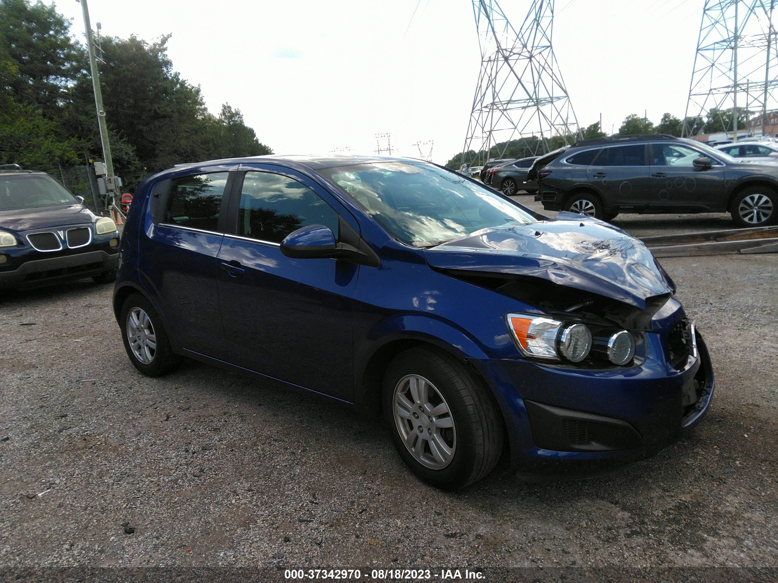 CHEVROLET SONIC 2013 1g1jc6sh1d4182686