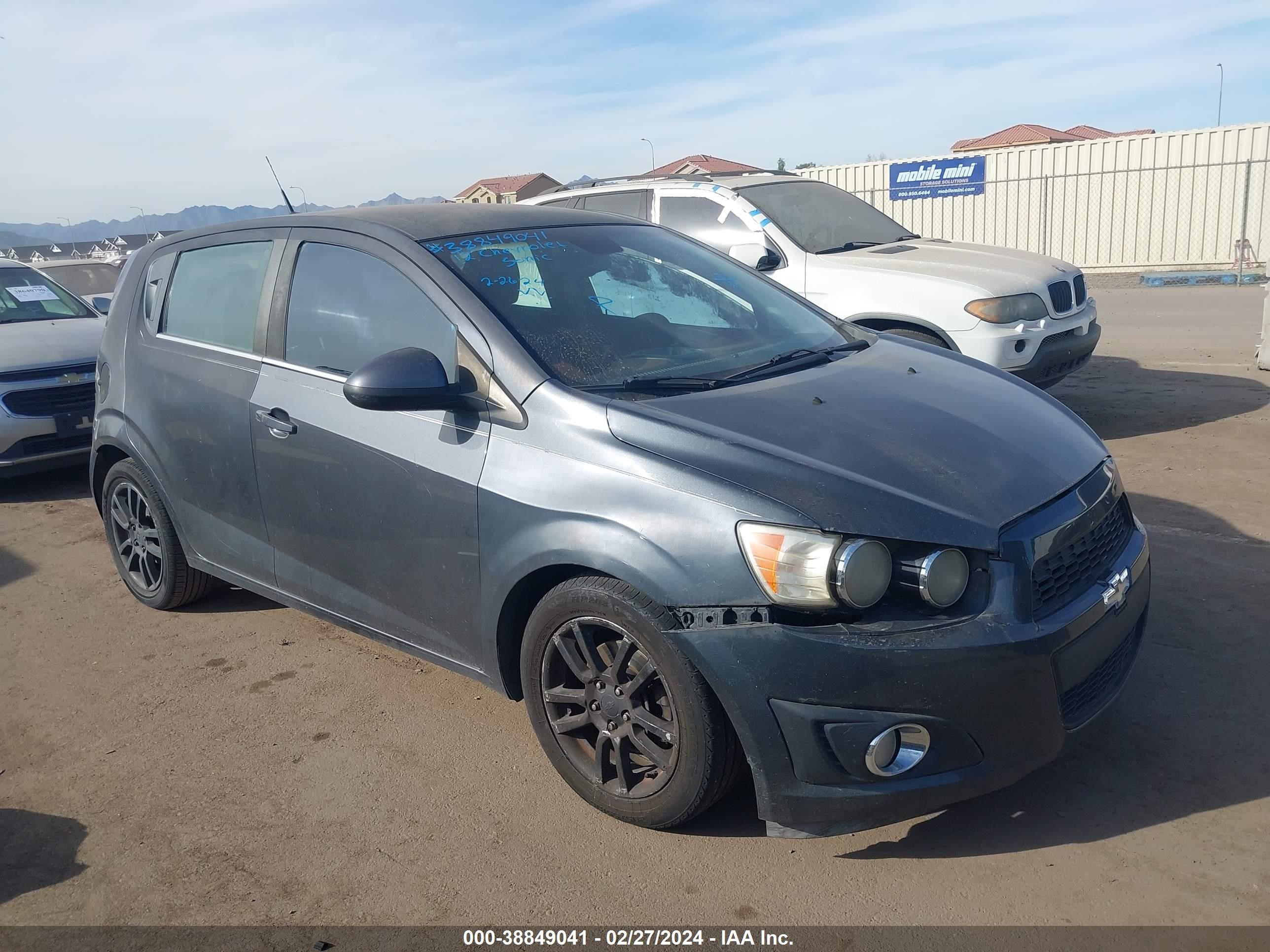 CHEVROLET SONIC 2012 1g1jc6sh3c4218909