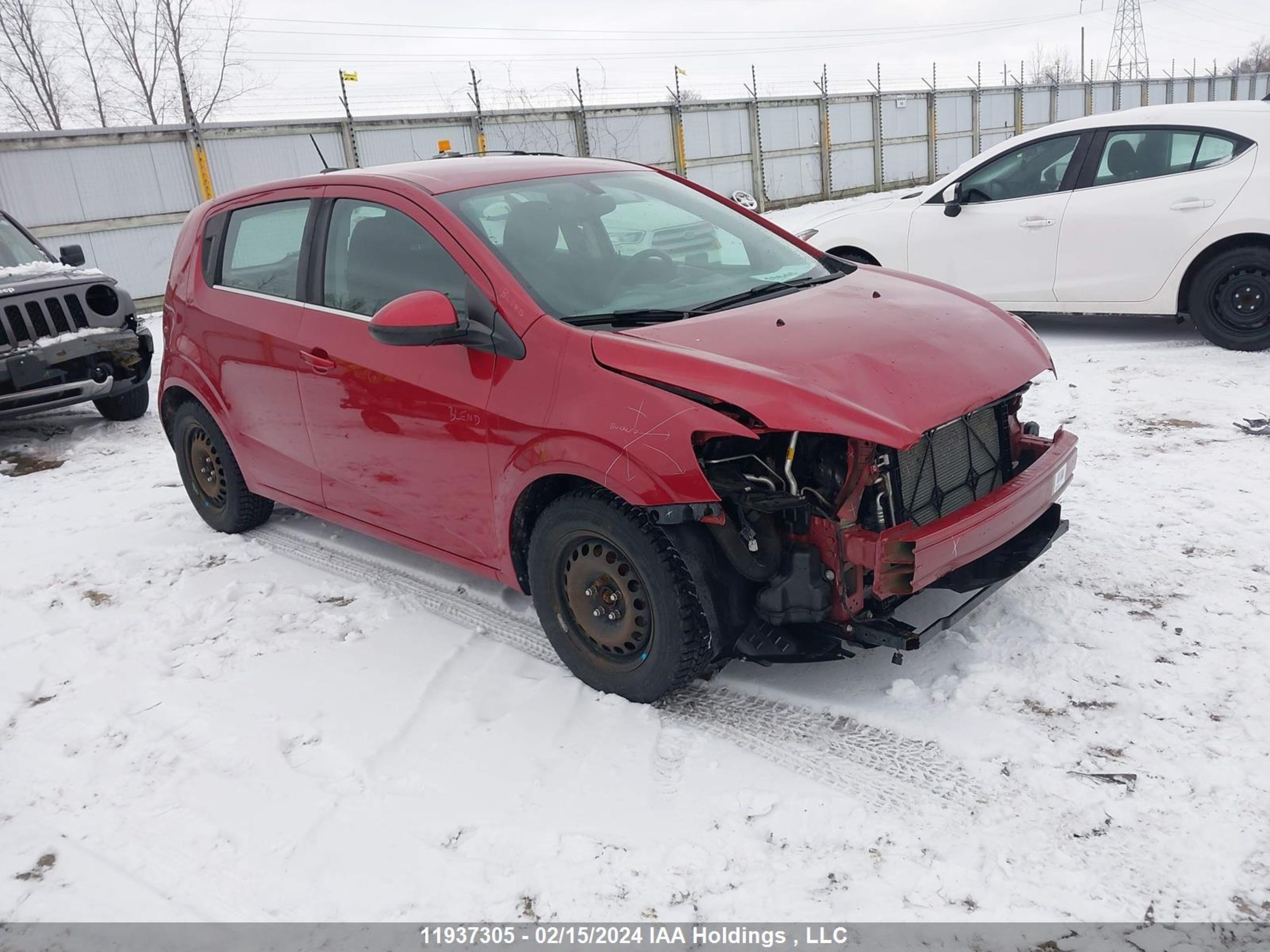 CHEVROLET SONIC 2015 1g1jc6sh4f4120931