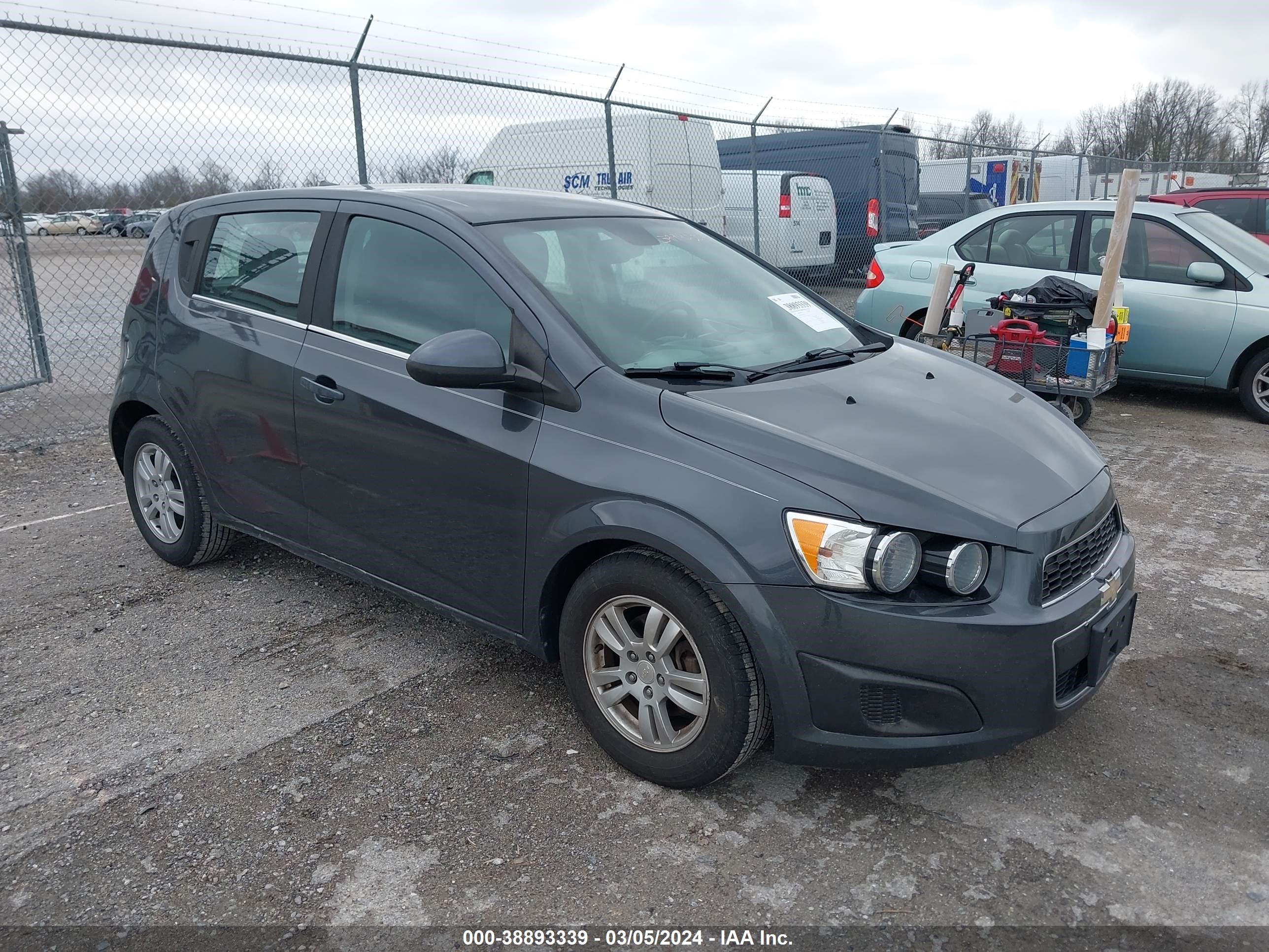 CHEVROLET SONIC 2012 1g1jc6sh7c4219609