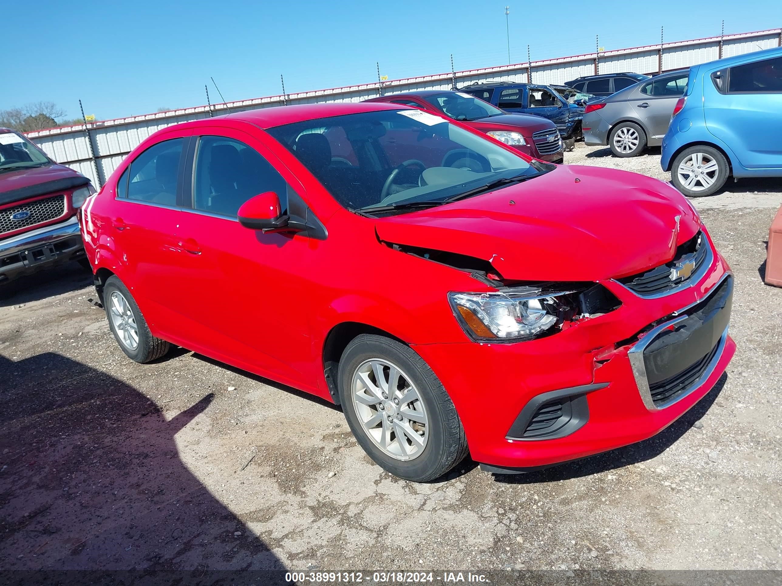 CHEVROLET SONIC 2020 1g1jd5sb0l4117670