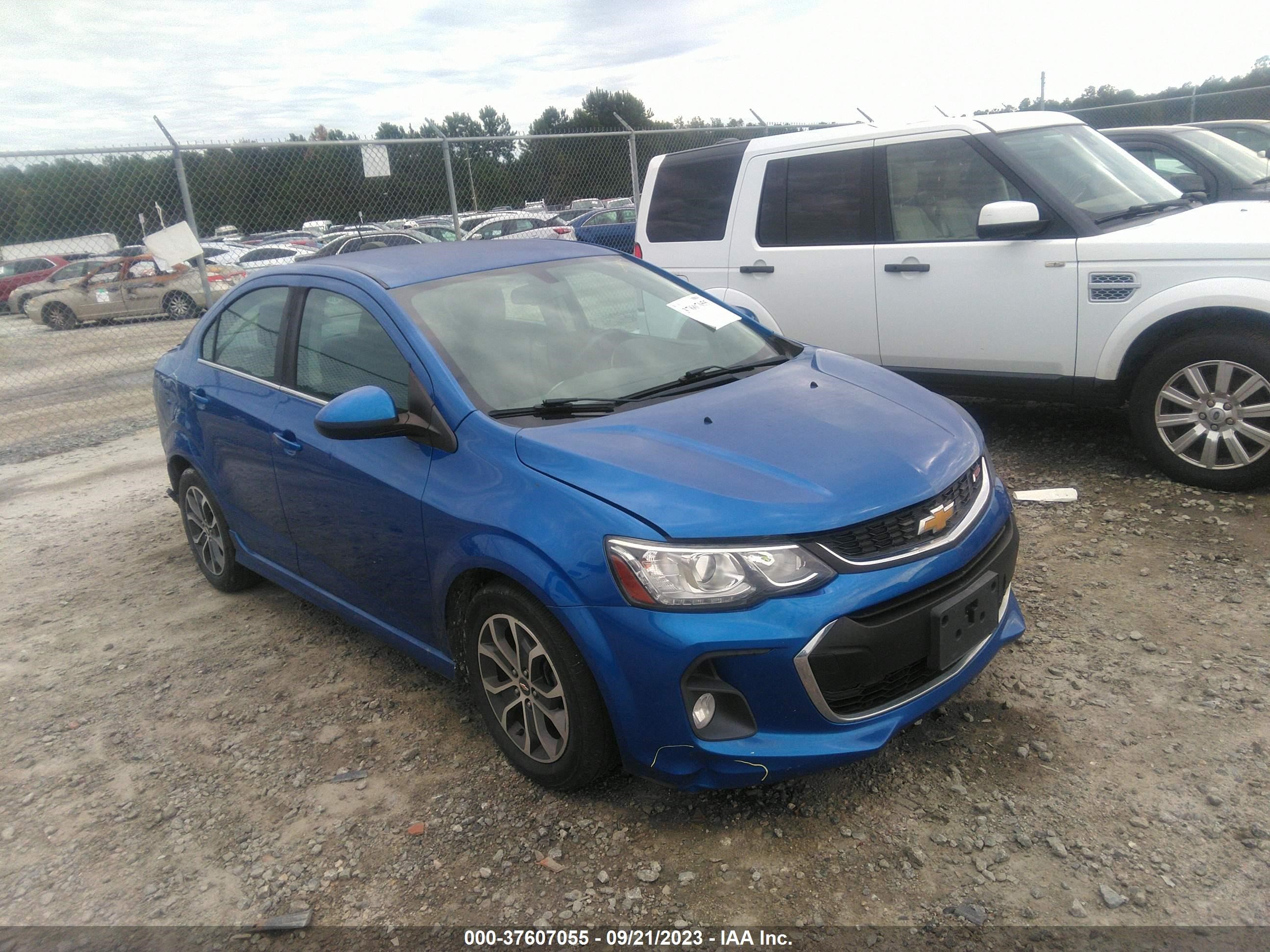 CHEVROLET SONIC 2017 1g1jd5sb2h4175934