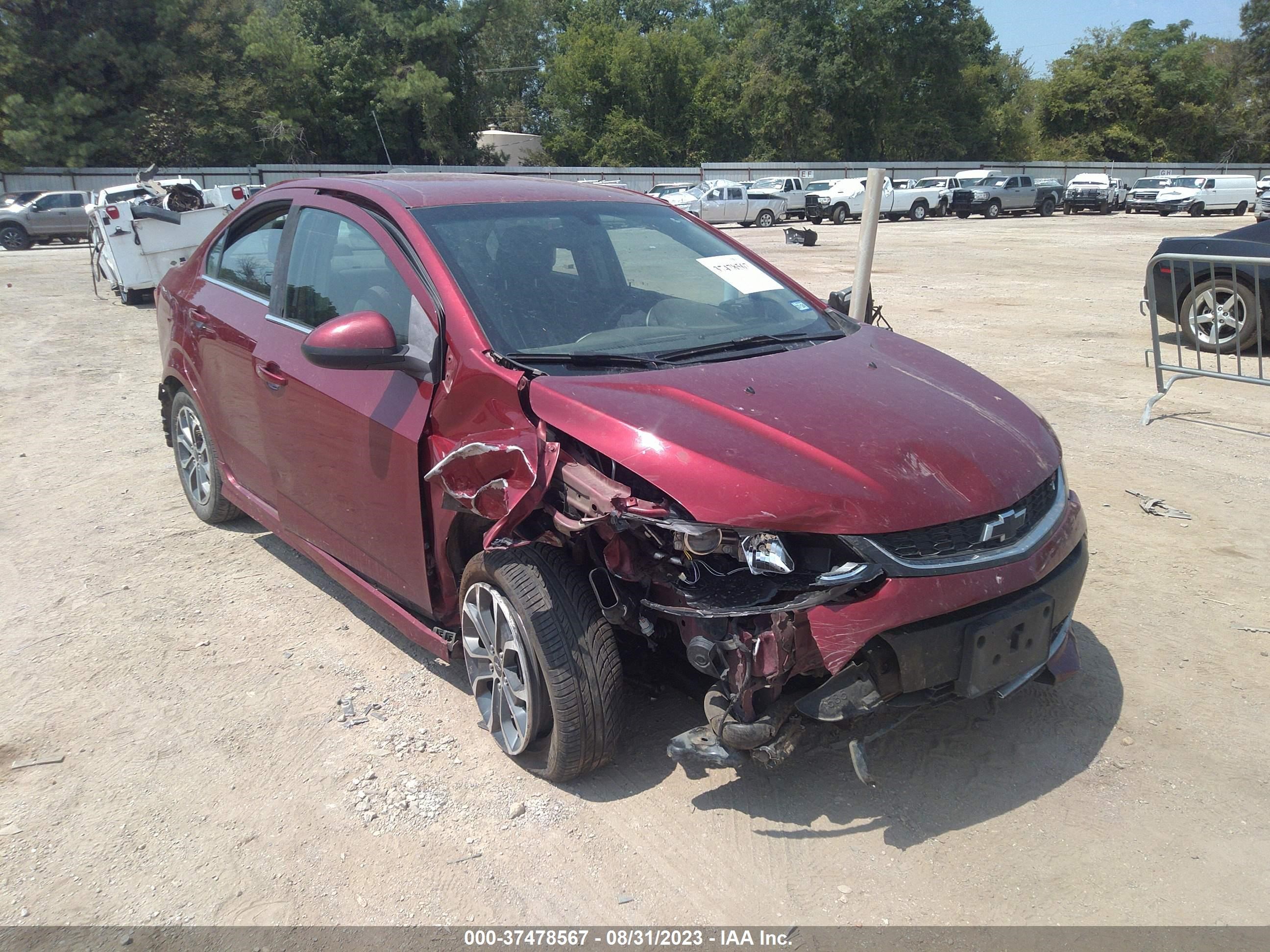 CHEVROLET SONIC 2018 1g1jd5sb2j4136959