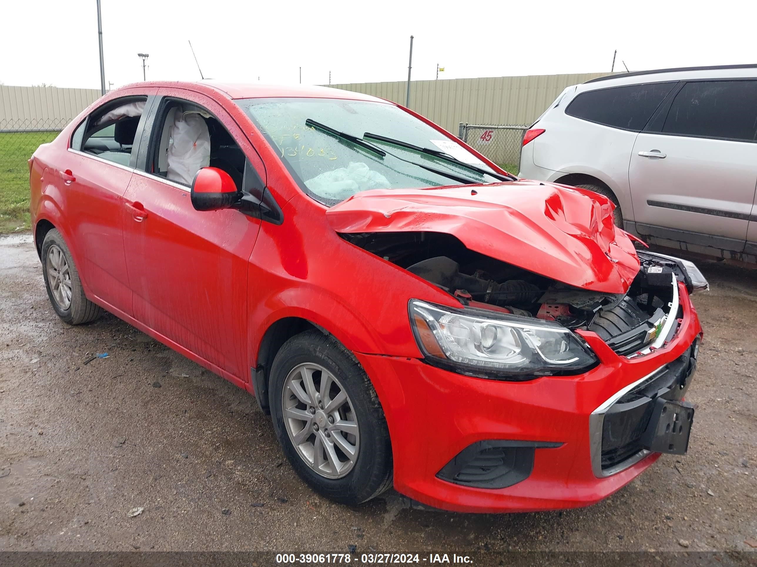 CHEVROLET SONIC 2019 1g1jd5sb2k4134033