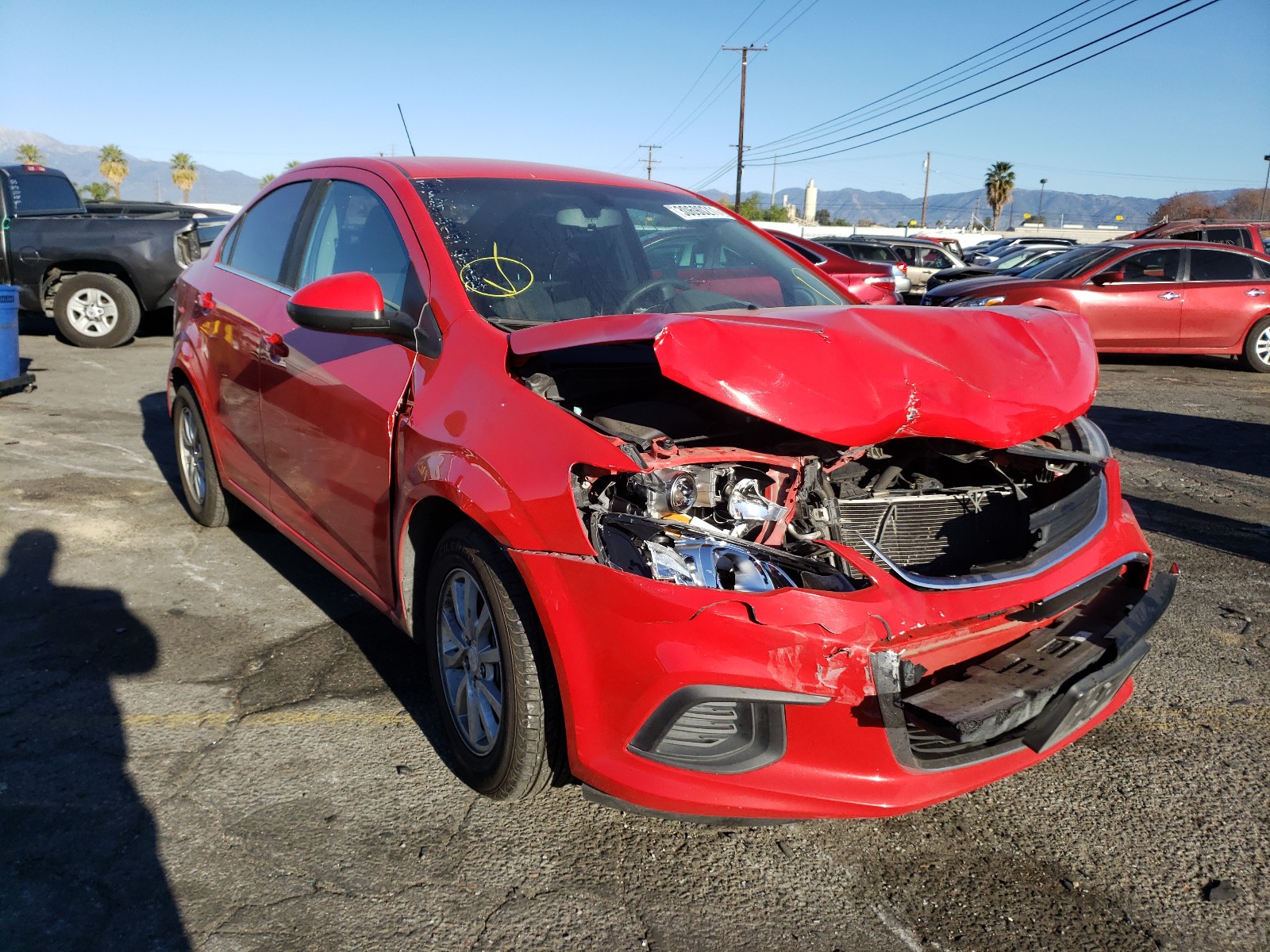 CHEVROLET SONIC LT 2018 1g1jd5sg6j4118251