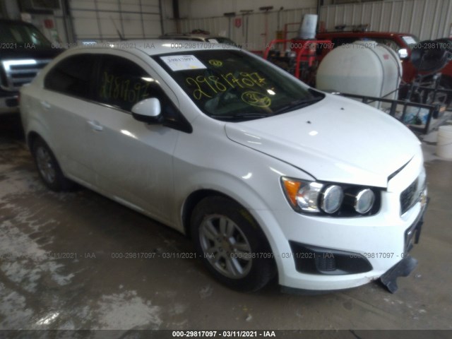 CHEVROLET SONIC LT 2013 1g1jd5sh0d4207617