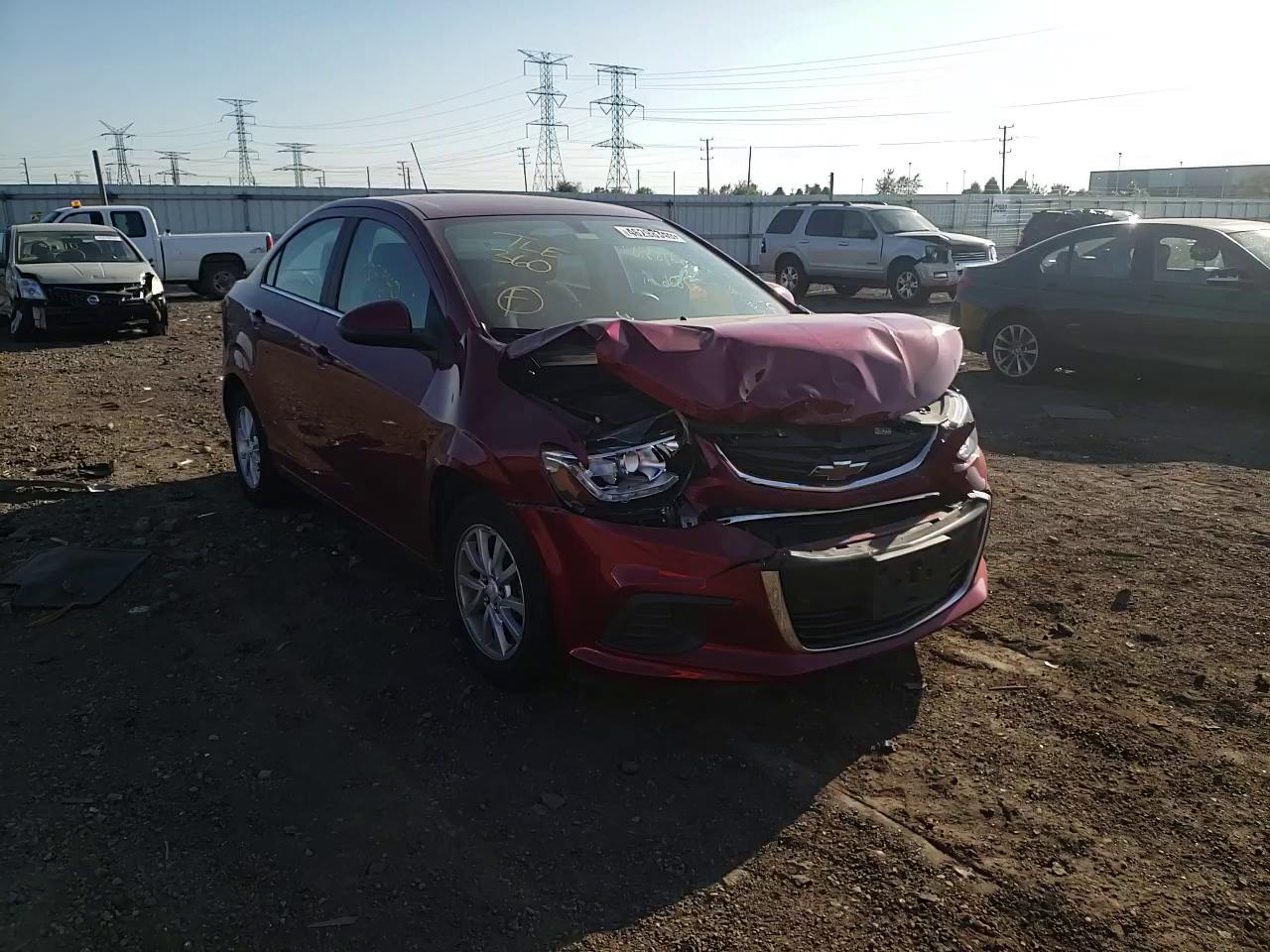 CHEVROLET SONIC LT 2018 1g1jd5sh3j4109497