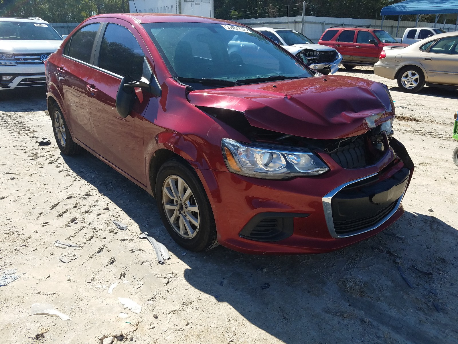 CHEVROLET SONIC LT 2017 1g1jd5sh6h4133268