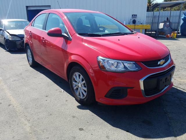 CHEVROLET SONIC LT 2017 1g1jd5sh7h4124742