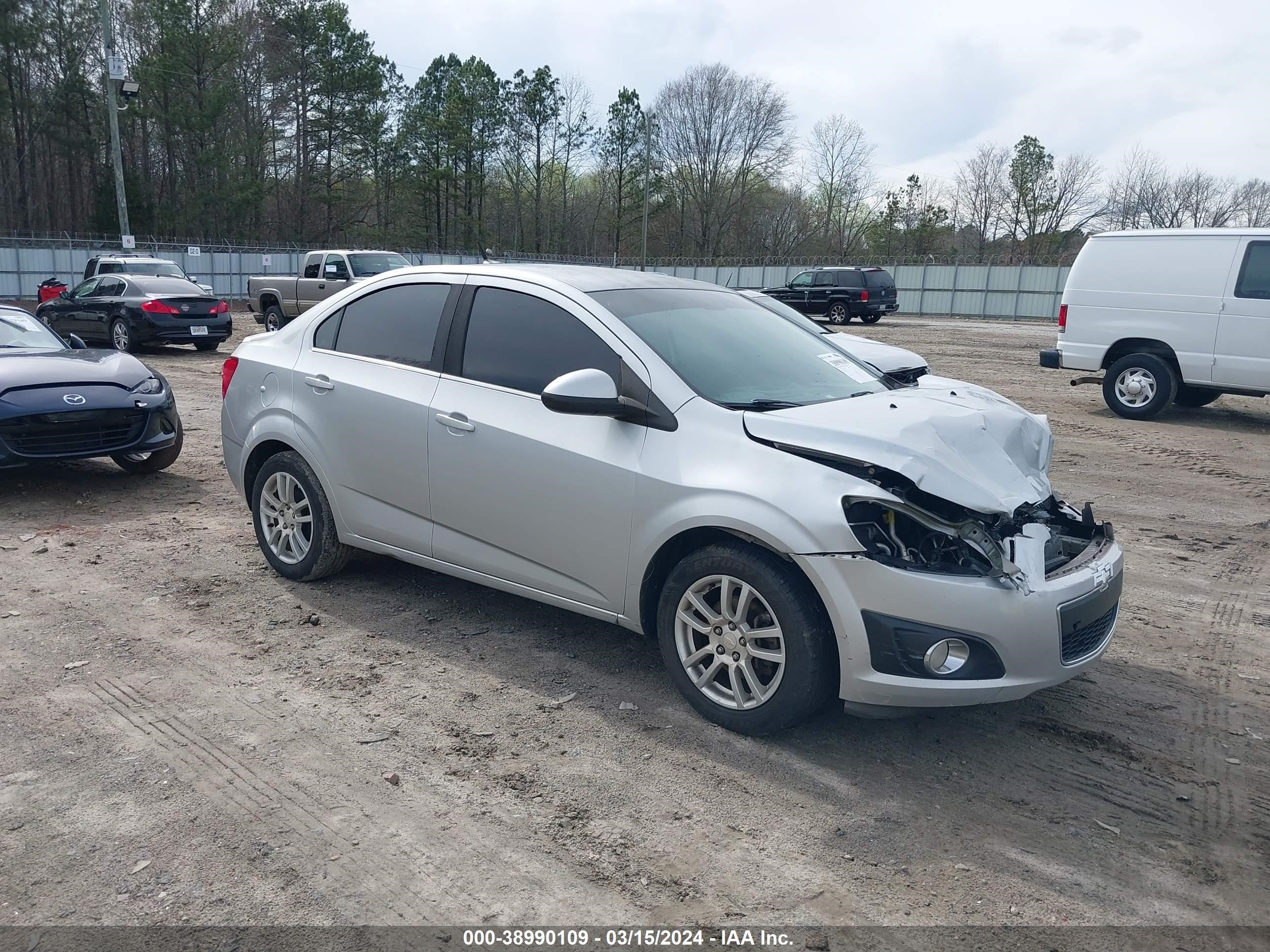 CHEVROLET SONIC 2013 1g1jd5sh9d4183897