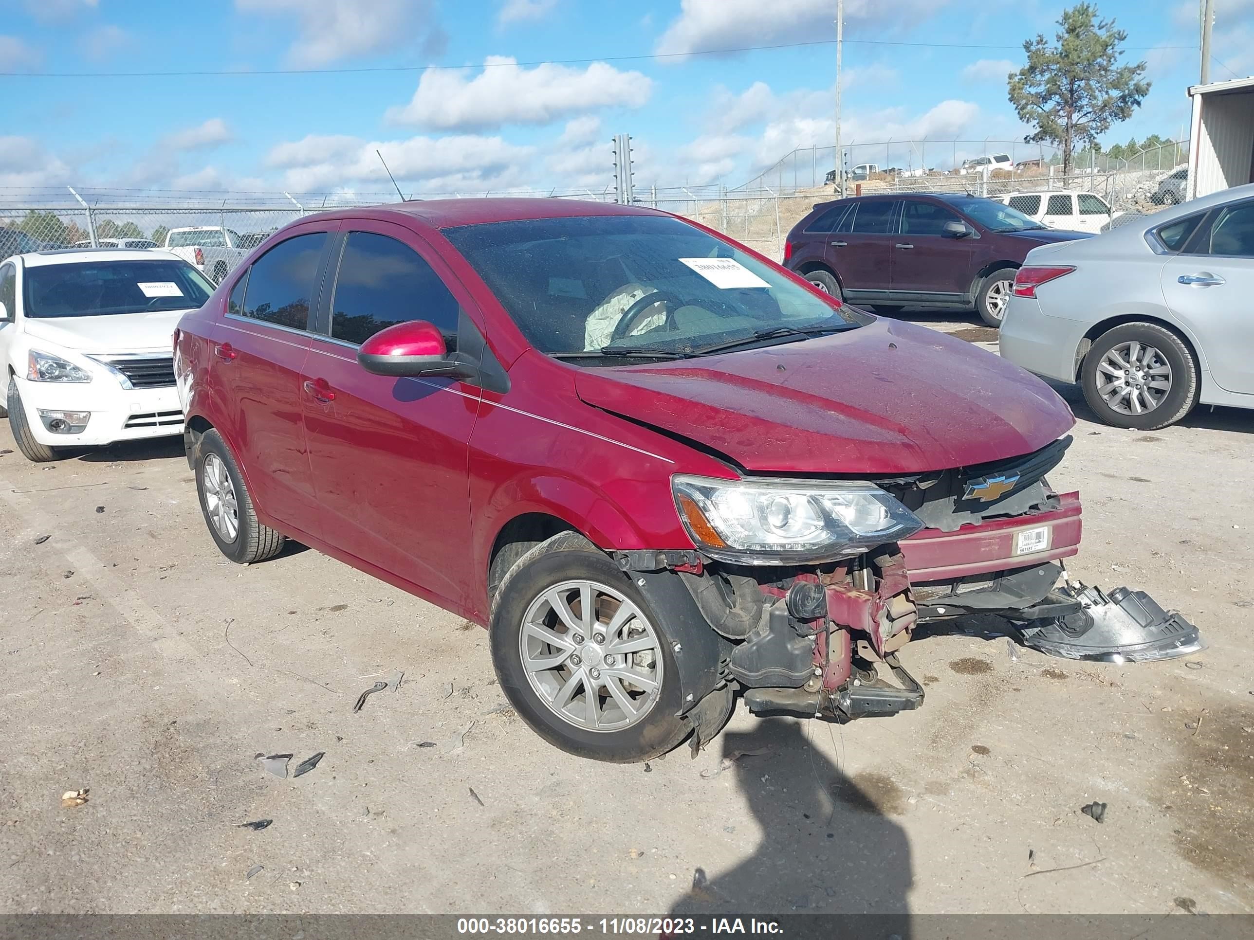 CHEVROLET SONIC 2017 1g1jd5sh9h4144667