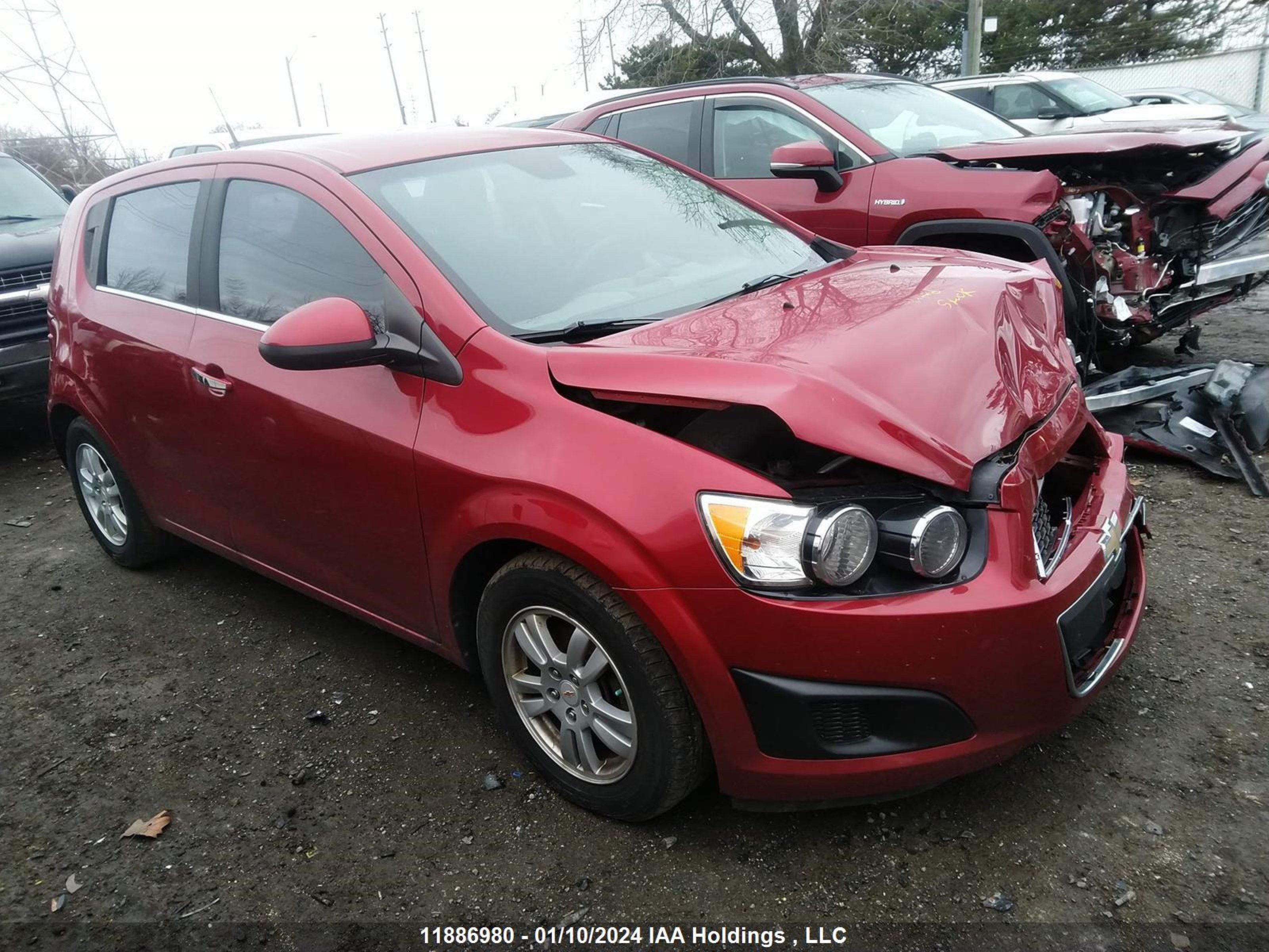 CHEVROLET SONIC 2012 1g1jd6eh2c4105557