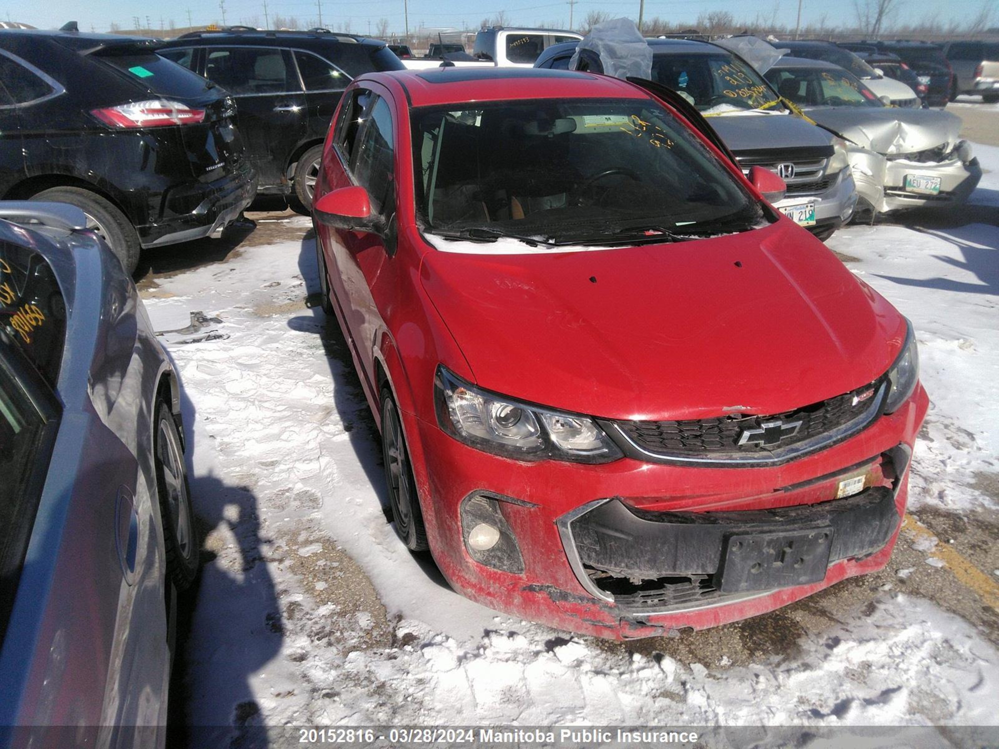 CHEVROLET SONIC 2017 1g1jd6sb2h4133320