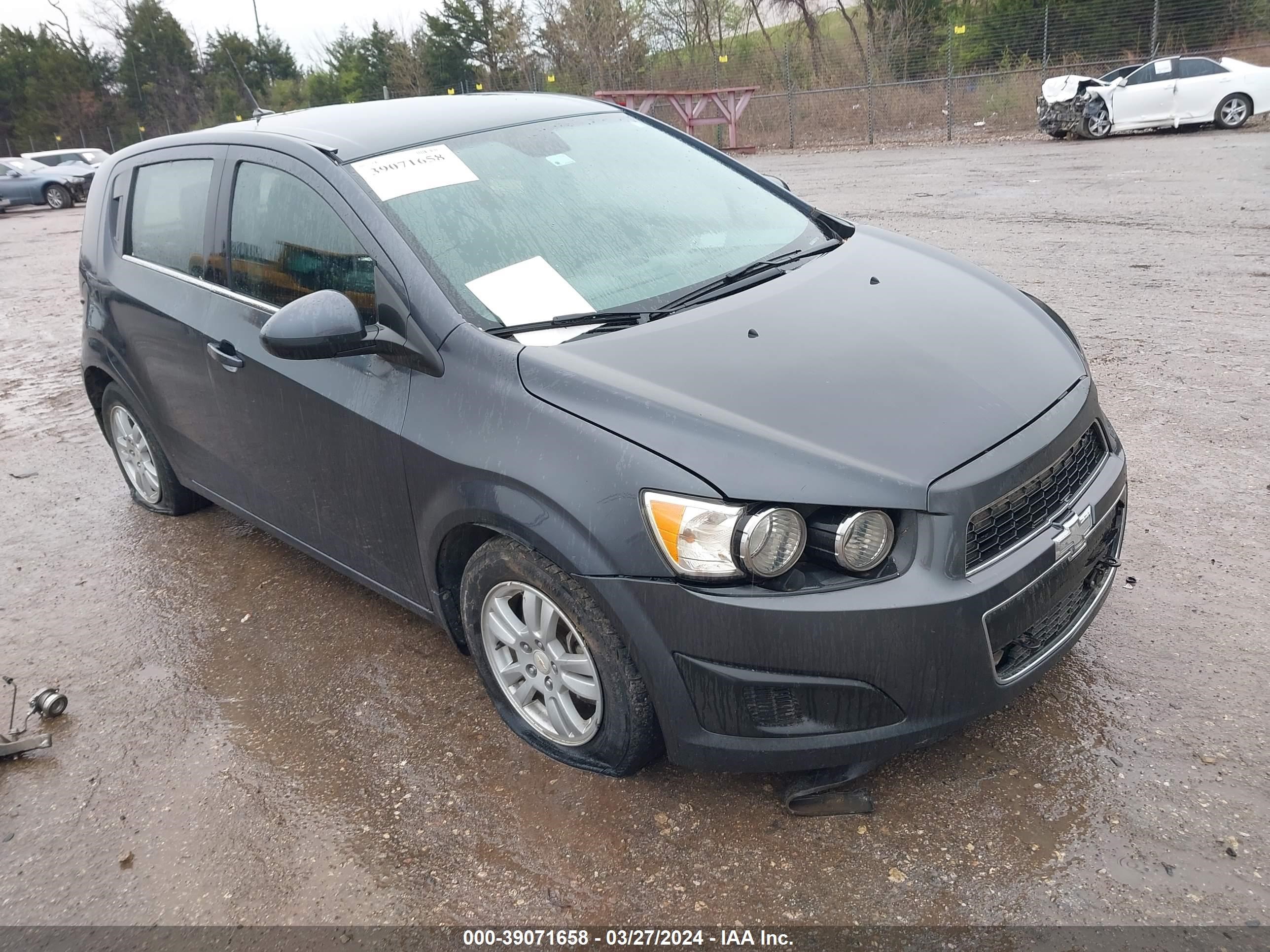 CHEVROLET SONIC 2012 1g1jd6sb3c4193874