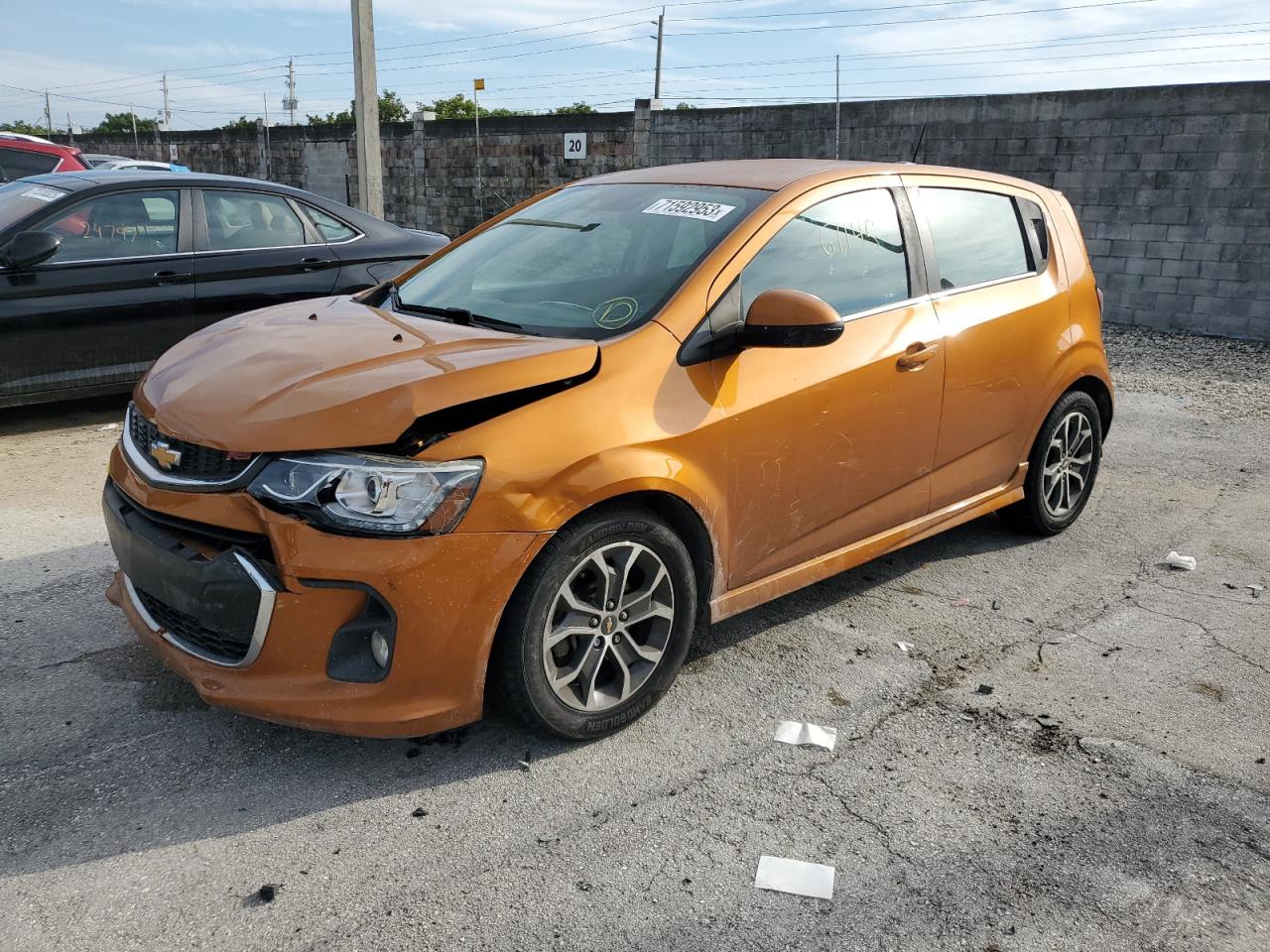 CHEVROLET SONIC 2017 1g1jd6sb3h4109706