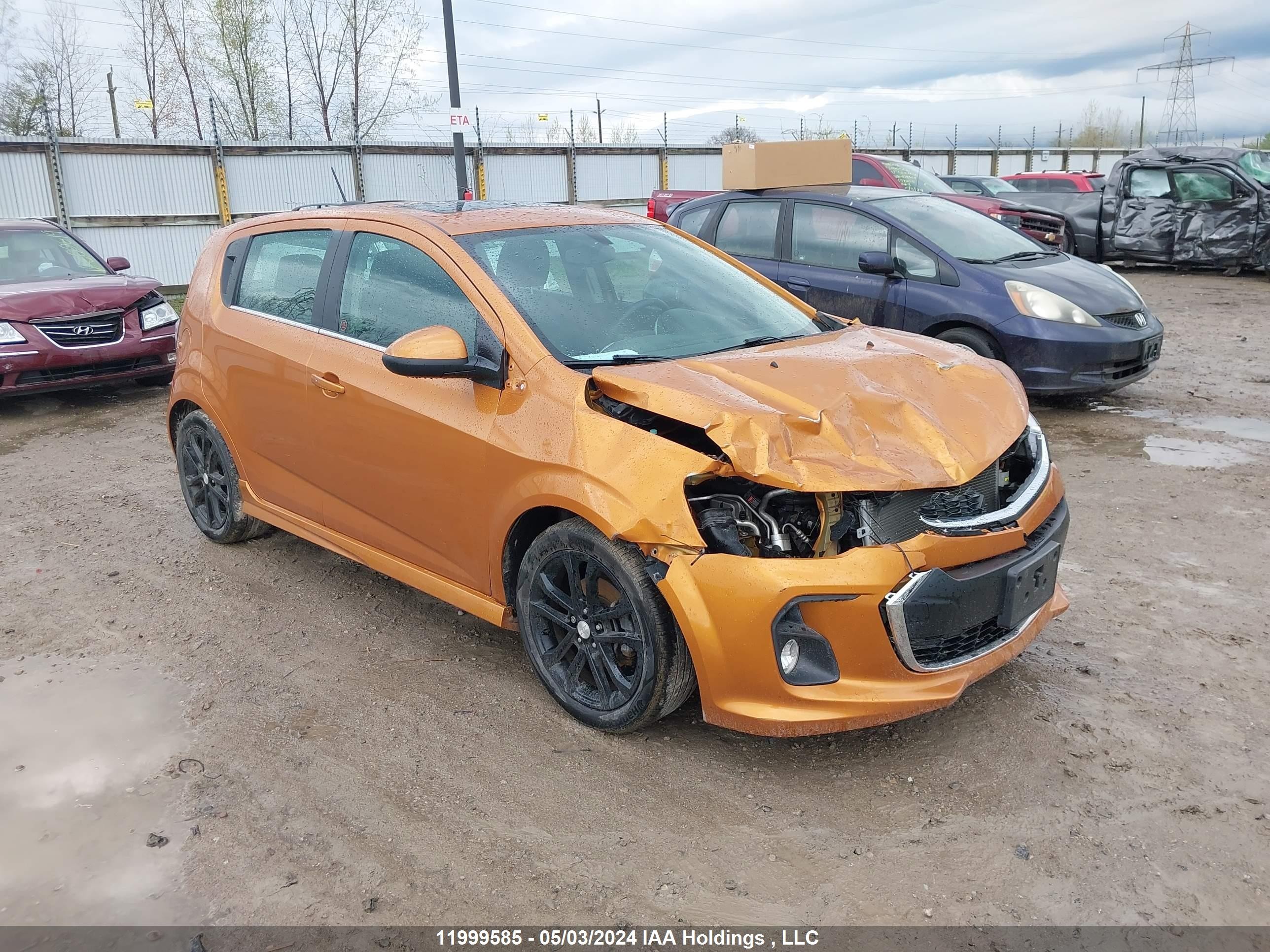 CHEVROLET SONIC 2017 1g1jd6sb3h4172997