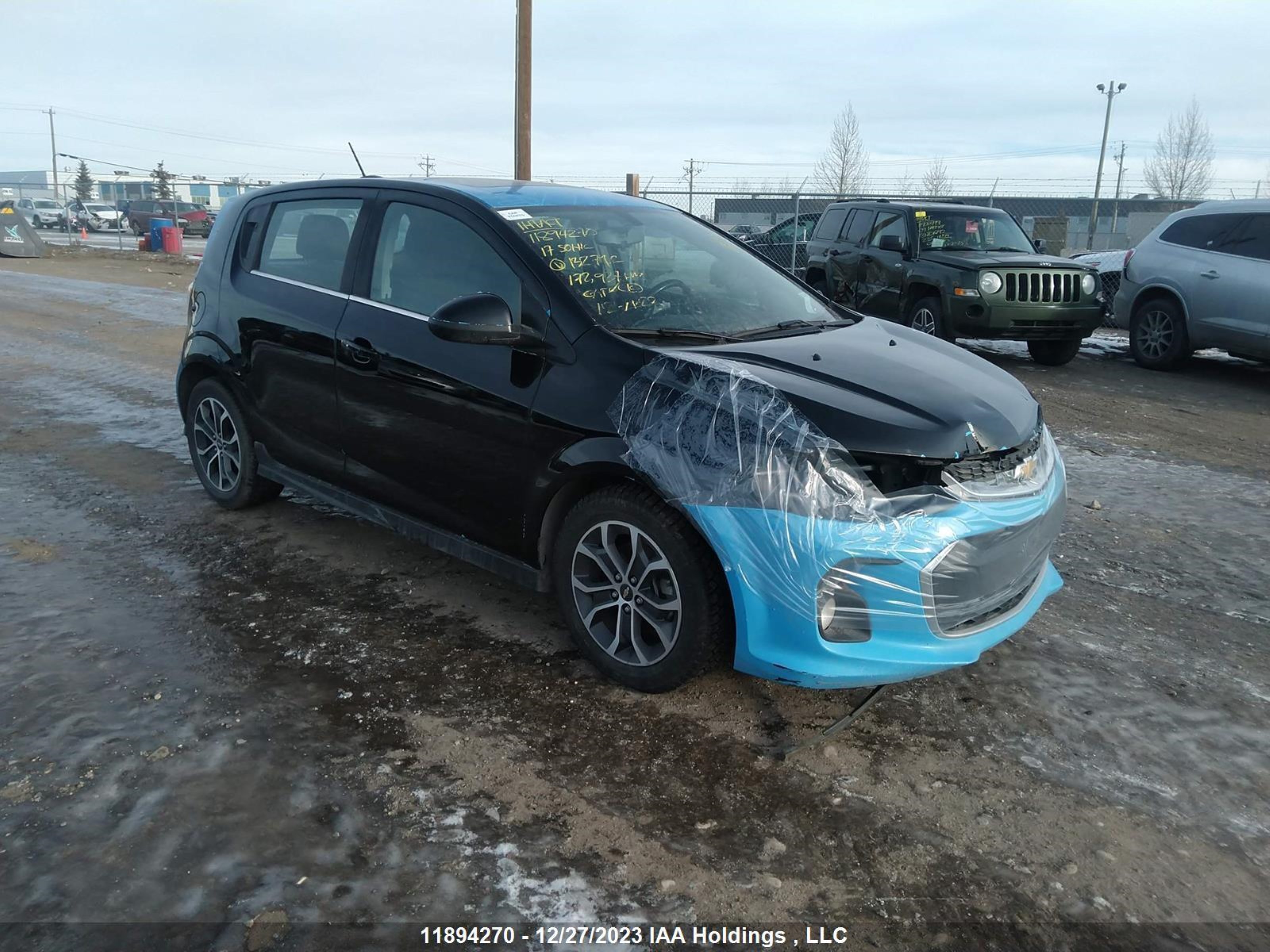 CHEVROLET SONIC 2017 1g1jd6sb5h4132792