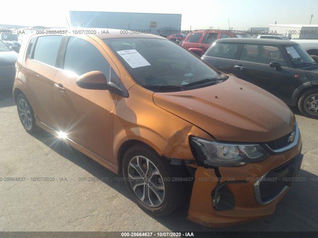 CHEVROLET SONIC 2017 1g1jd6sb6h4141887