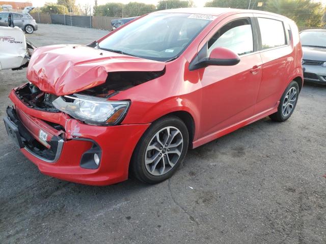 CHEVROLET SONIC LT 2018 1g1jd6sg7j4107510