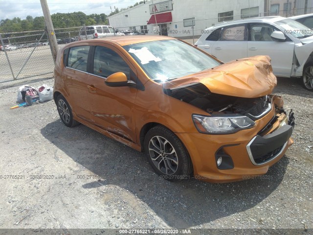 CHEVROLET SONIC 2017 1g1jd6sh2h4119373