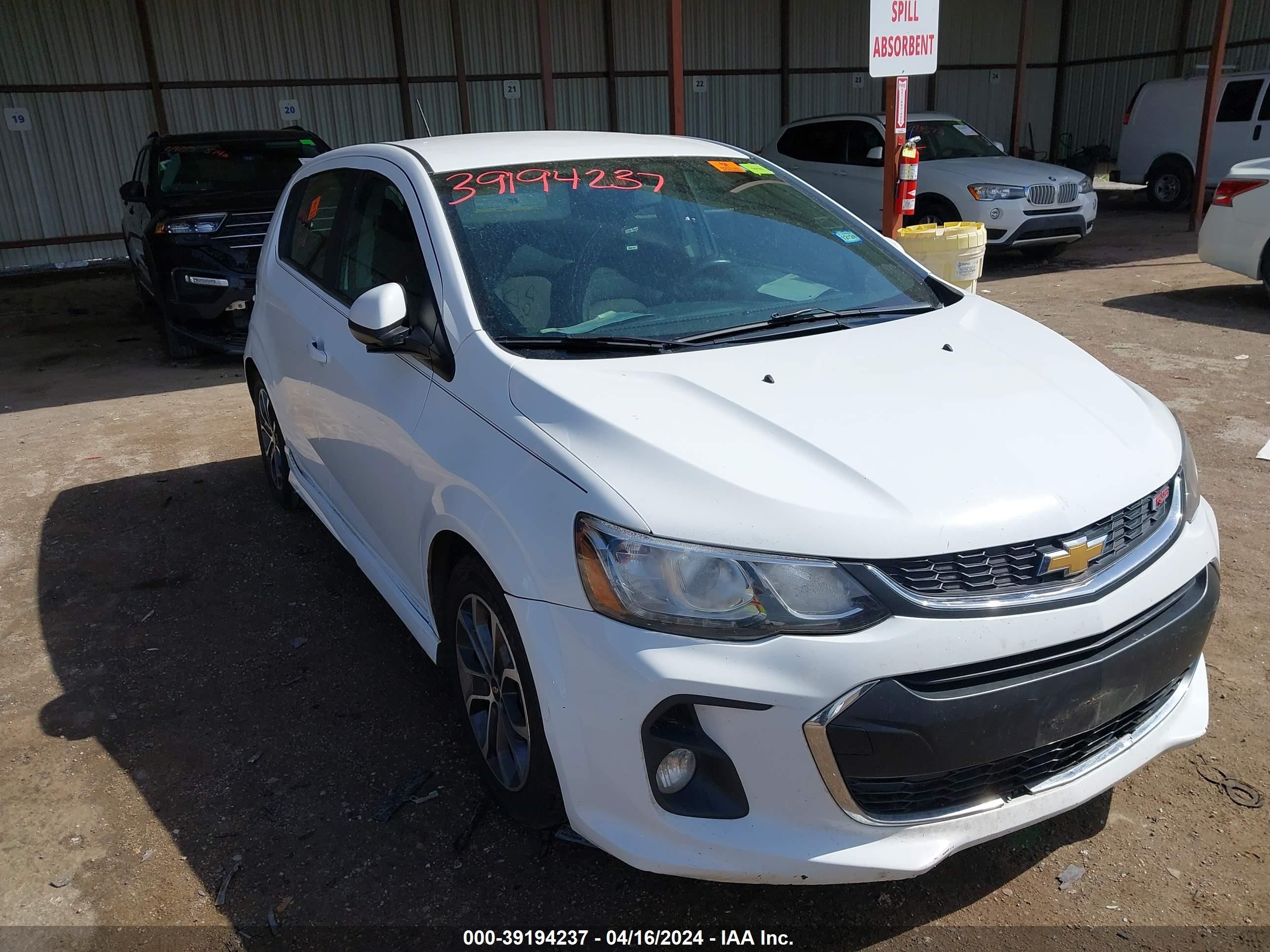 CHEVROLET SONIC 2017 1g1jd6sh5h4118220