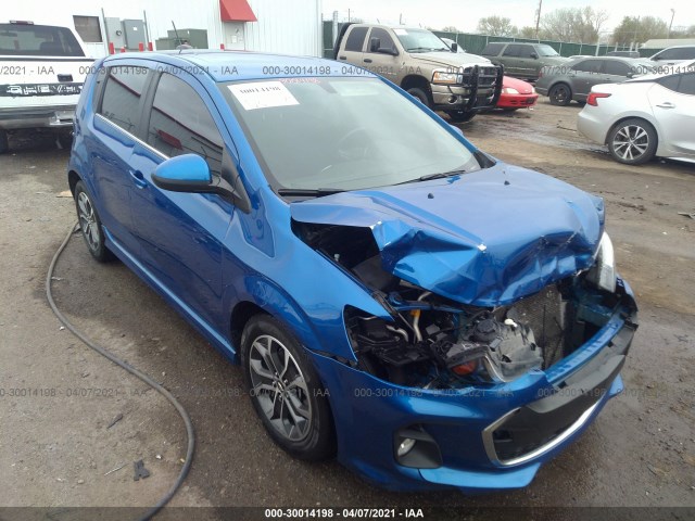 CHEVROLET SONIC 2017 1g1jd6sh8h4146352