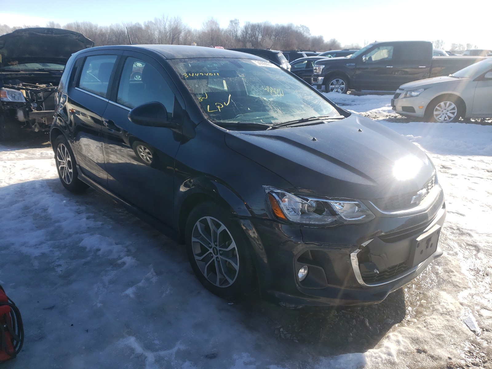 CHEVROLET SONIC LT 2018 1g1jd6sh9j4106187