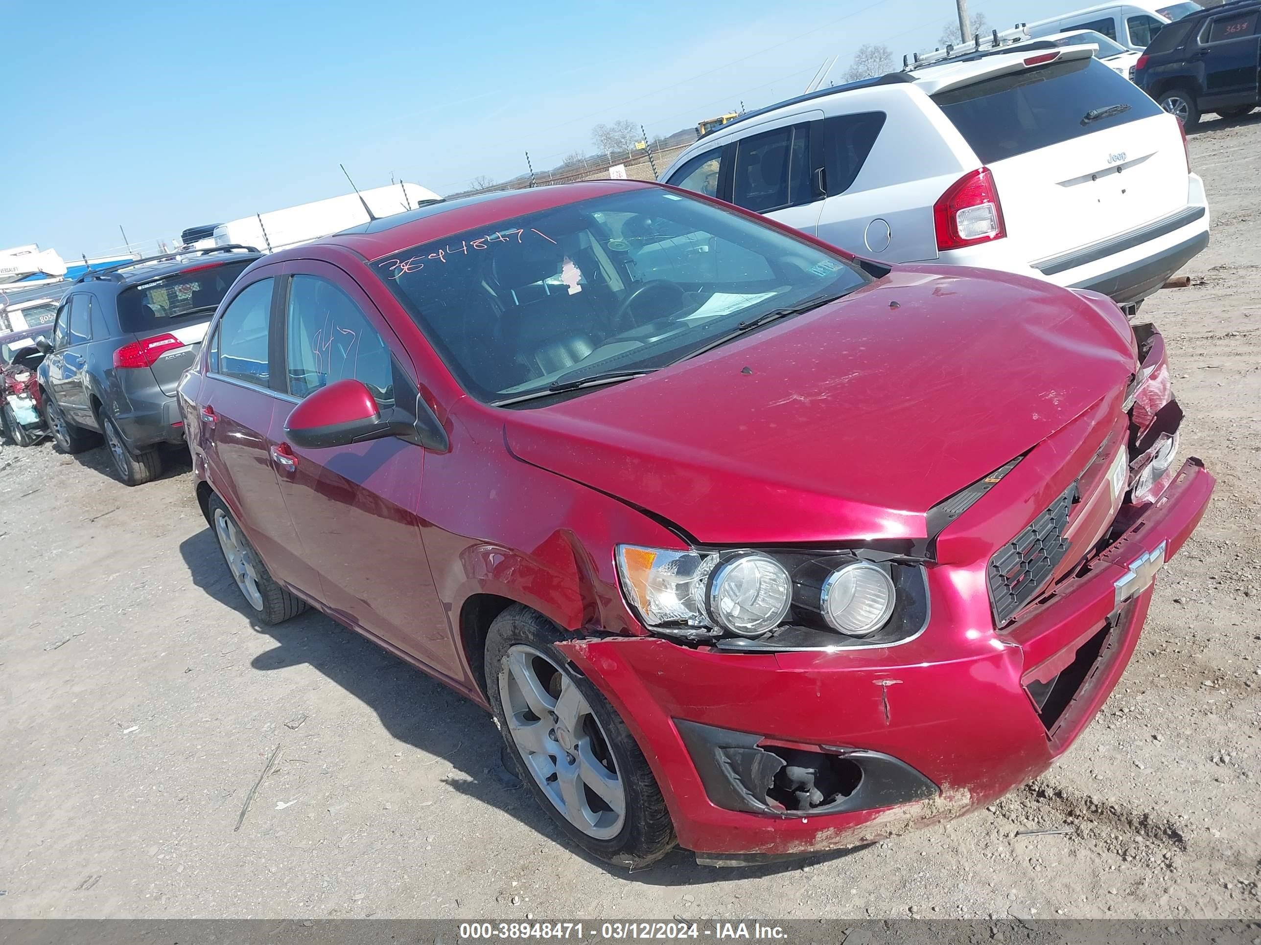 CHEVROLET SONIC 2012 1g1je5sh0c4145924