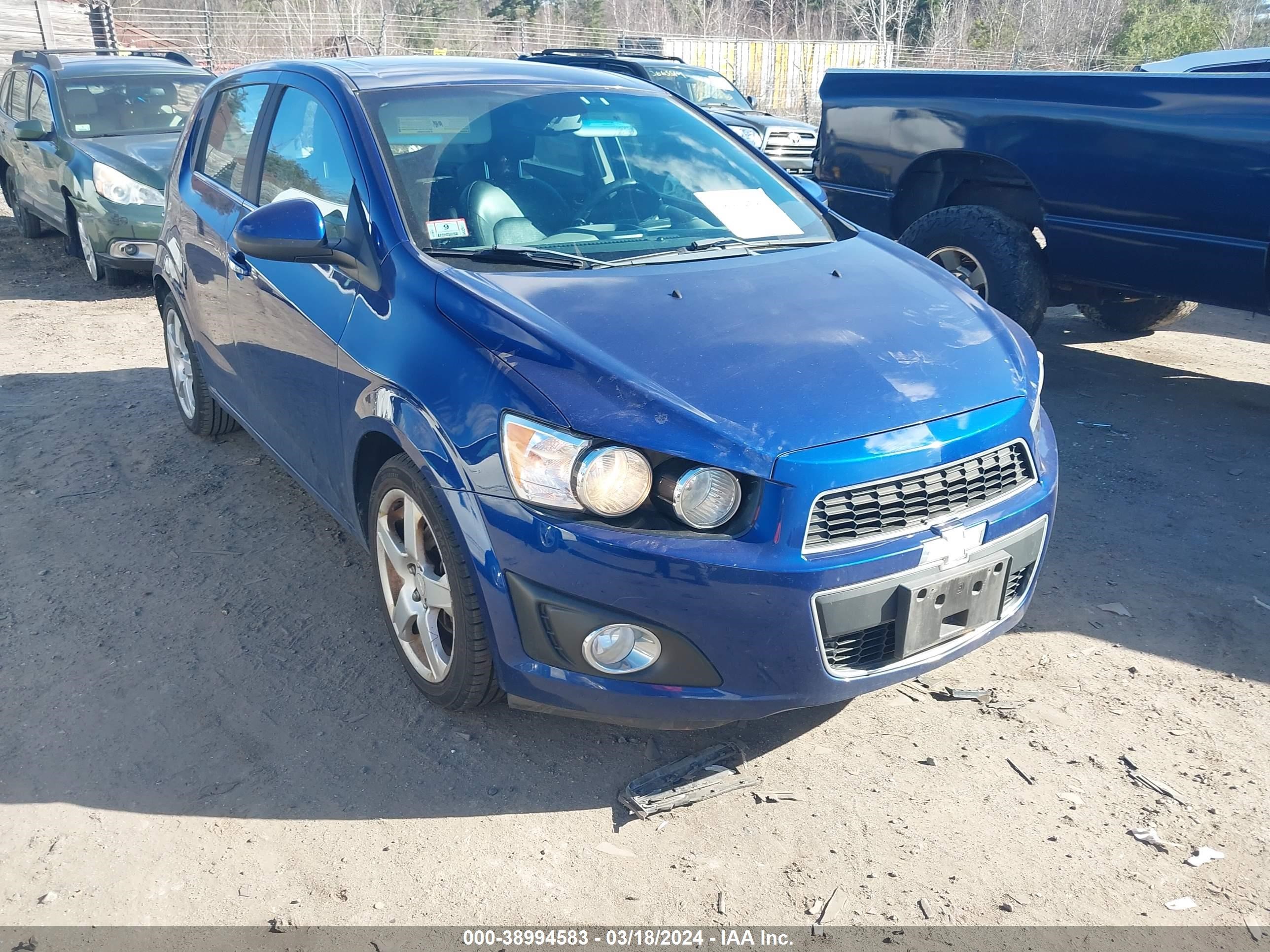 CHEVROLET SONIC 2013 1g1je6sb1d4105578