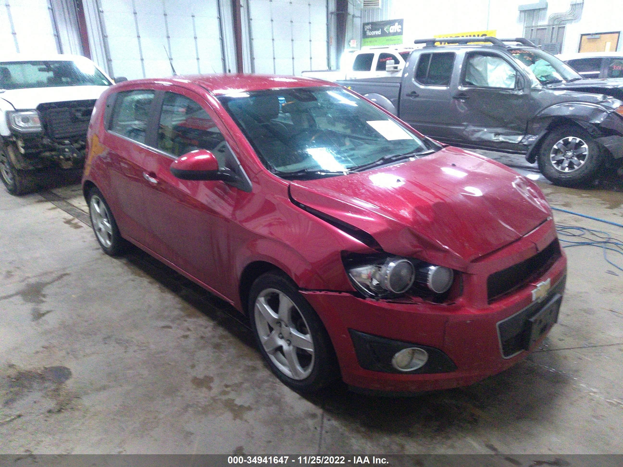 CHEVROLET SONIC 2013 1g1je6sb4d4207554