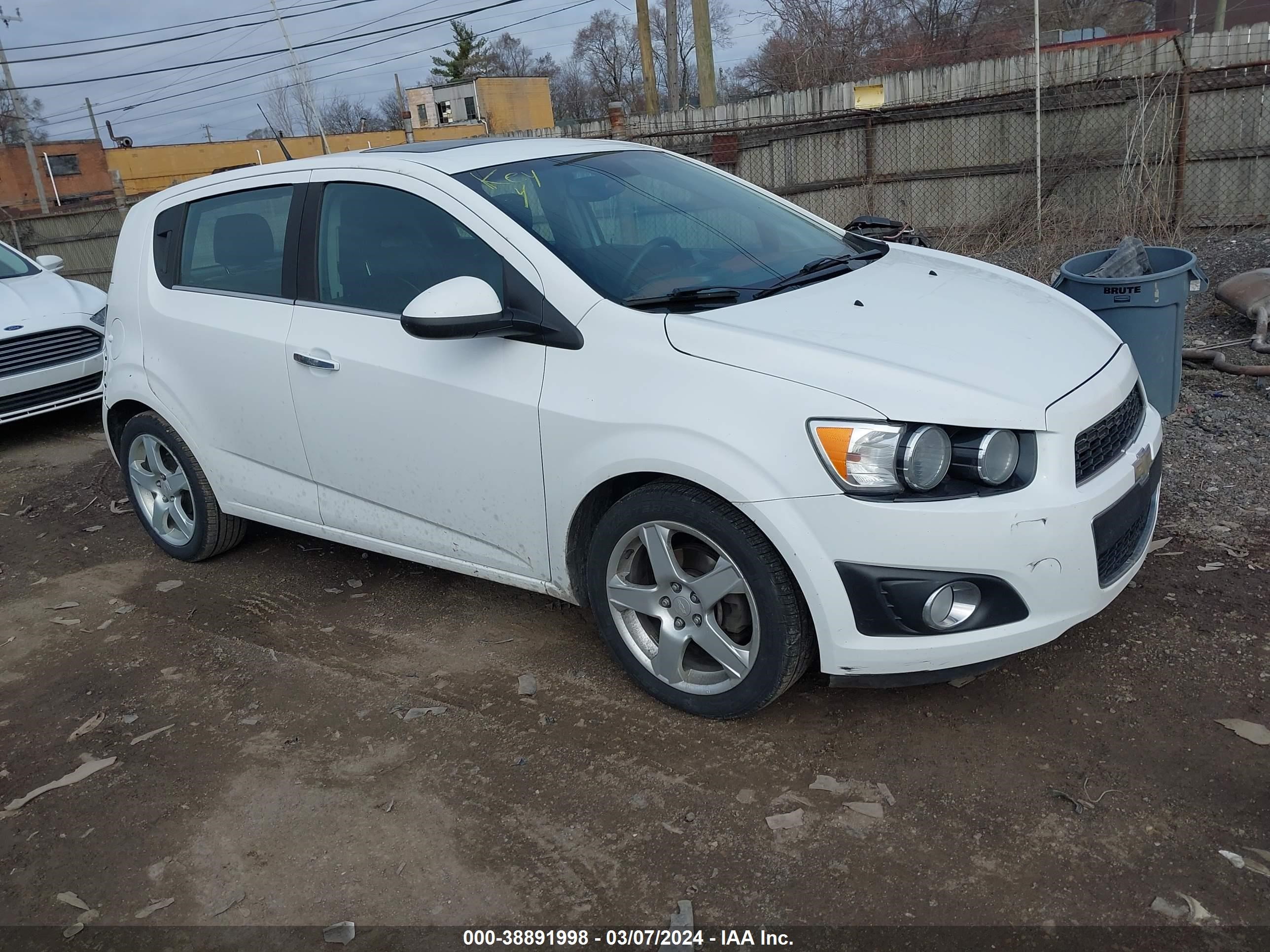 CHEVROLET SONIC 2013 1g1je6sh4d4156965