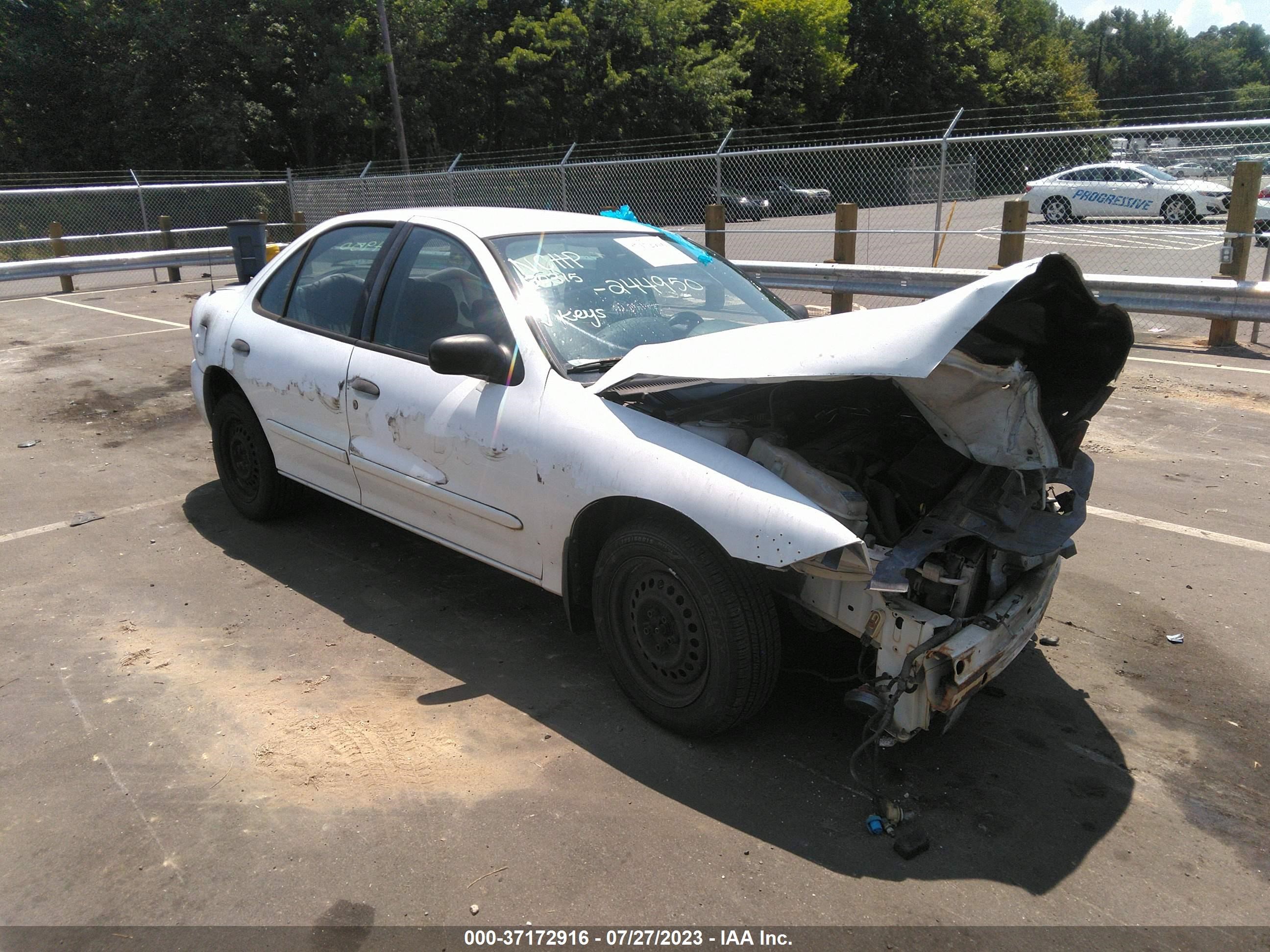 CHEVROLET CAVALIER 2003 1g1jf52f037244950