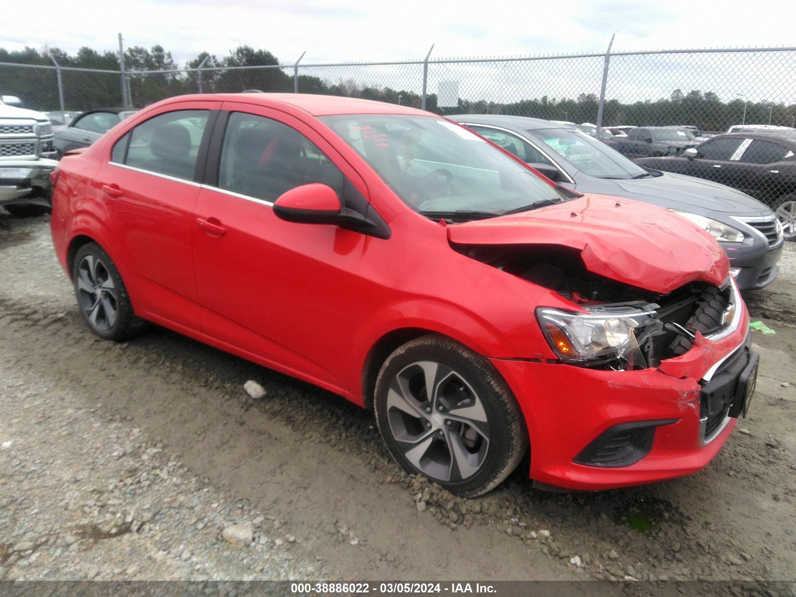 CHEVROLET SONIC 2020 1g1jf5sb2l4121357